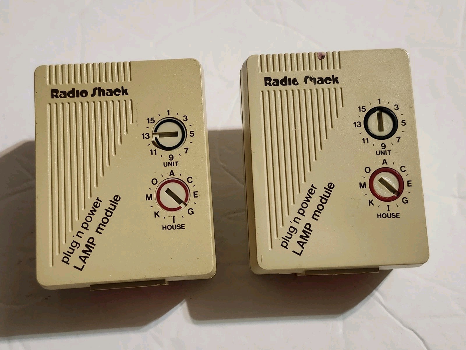 2 Radio Shack 61-2682A Plug B Power Lamp Module Set X10