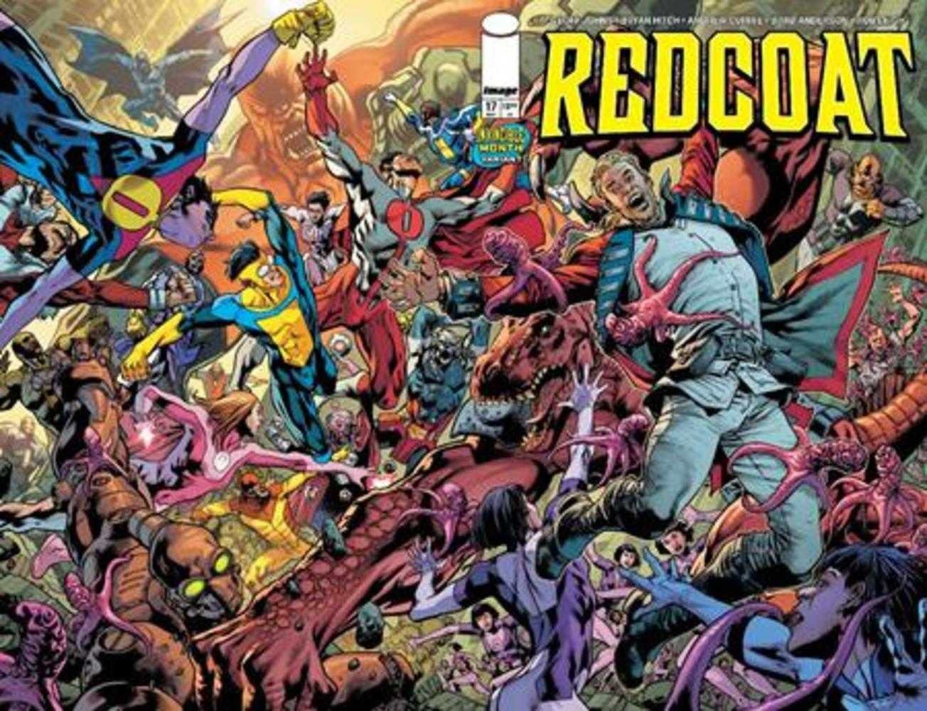 Redcoat #17 Cover D Bryan Hitch & Brad Anderson Invincible Team Up Wraparound Va