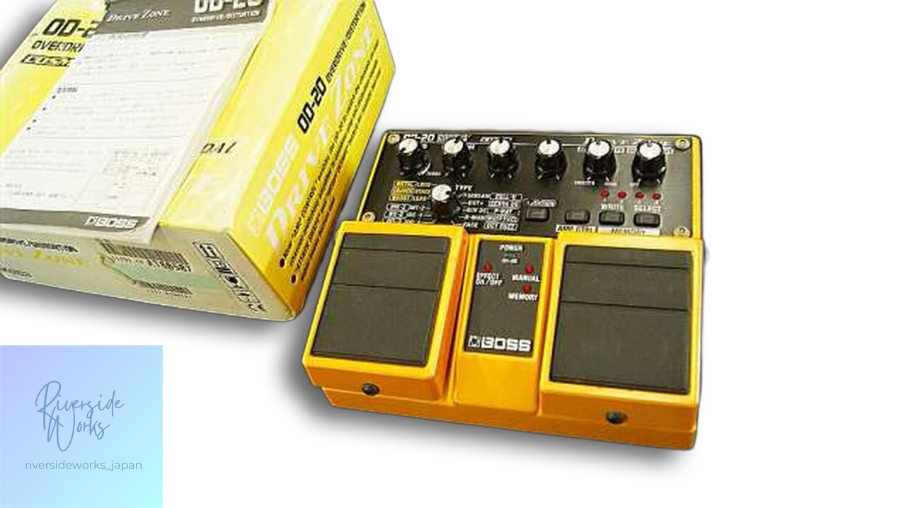 BOSS OD-20 Overdrive Pedal with Multiple Distortion Sounds