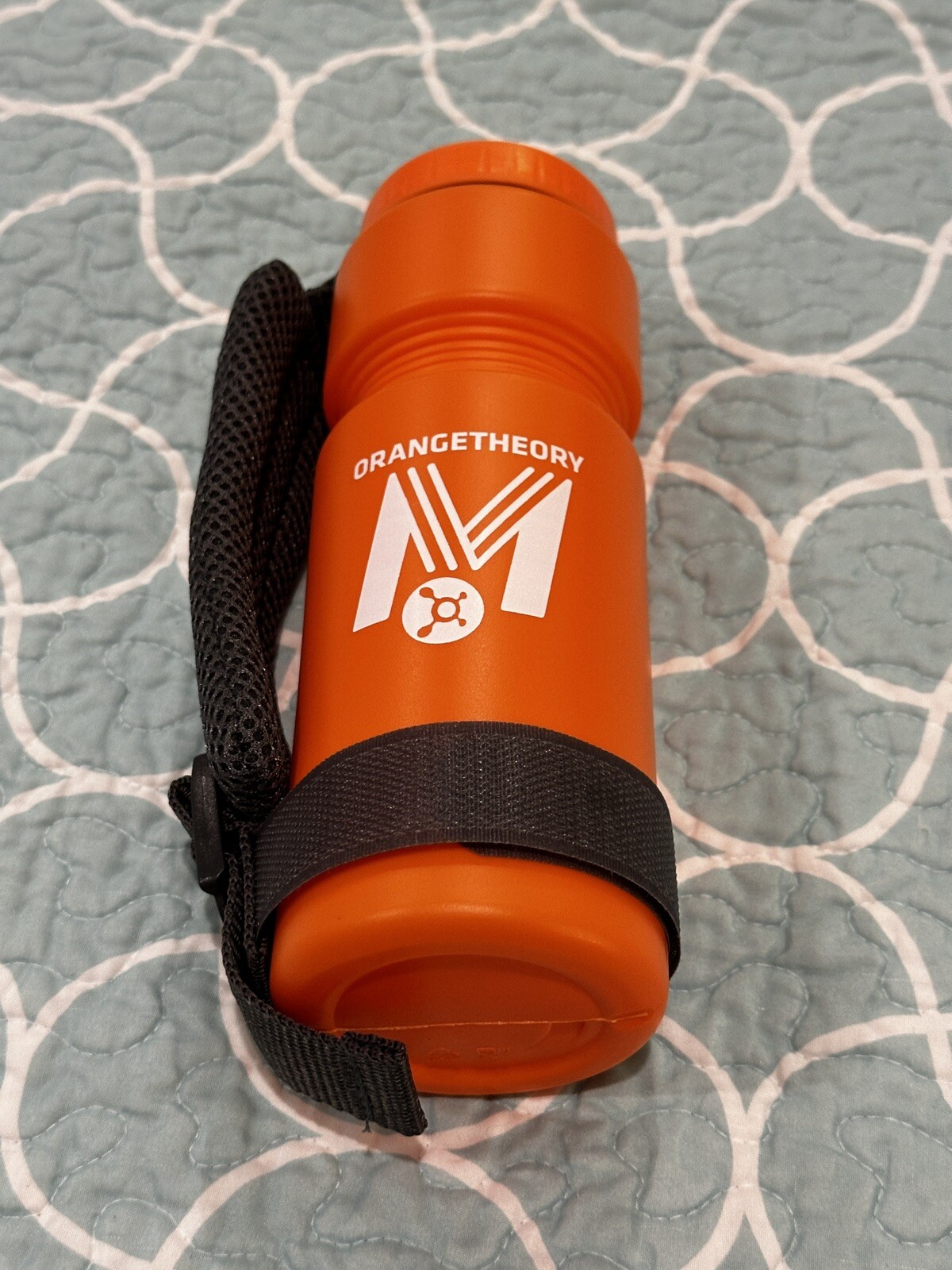 New Orange Theory Fitness OTF 2024 Marathon Water Bottle & Holder Gray