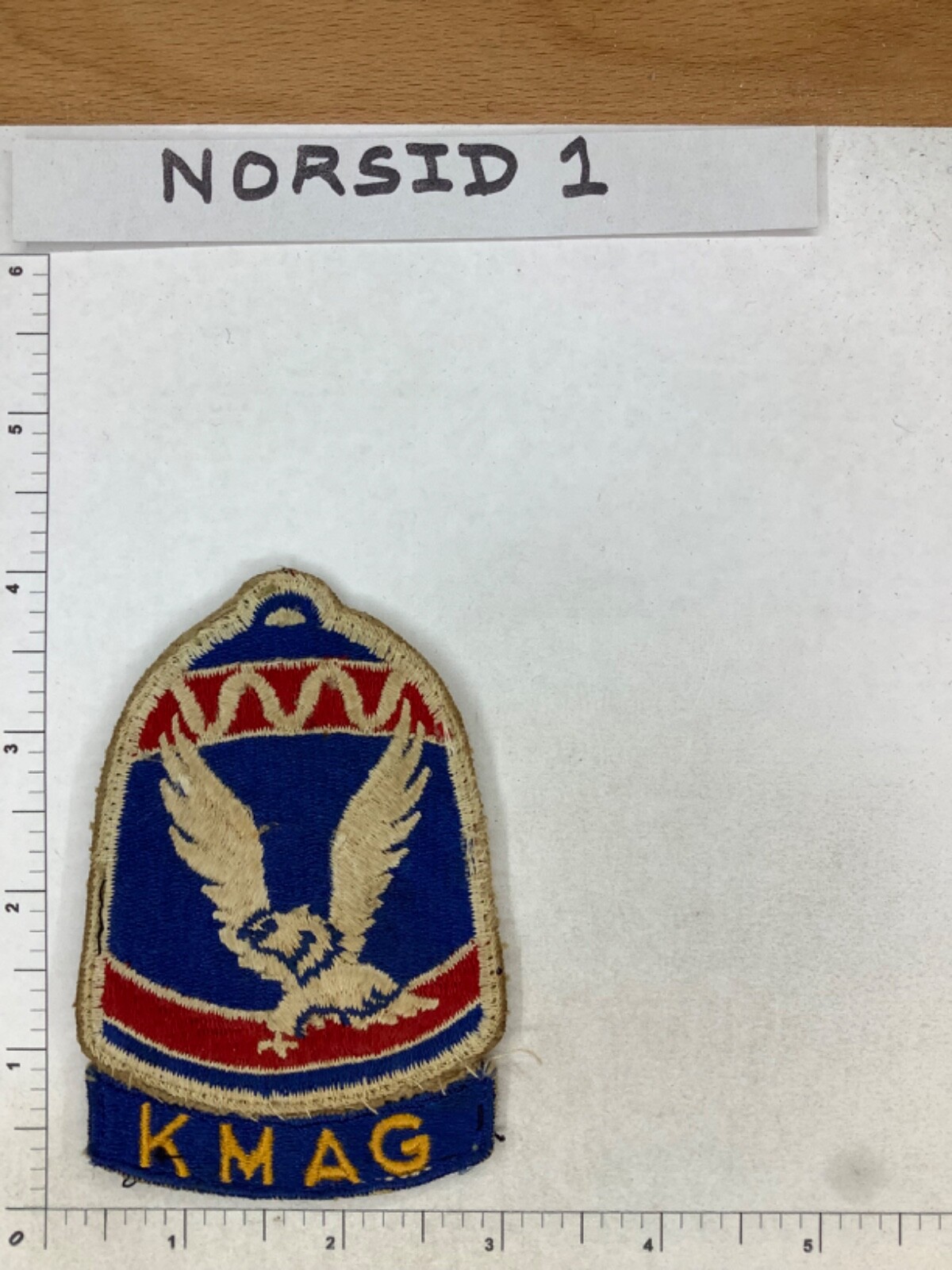 VINTAGE  US ARMY KOREA KMAG  PATCH