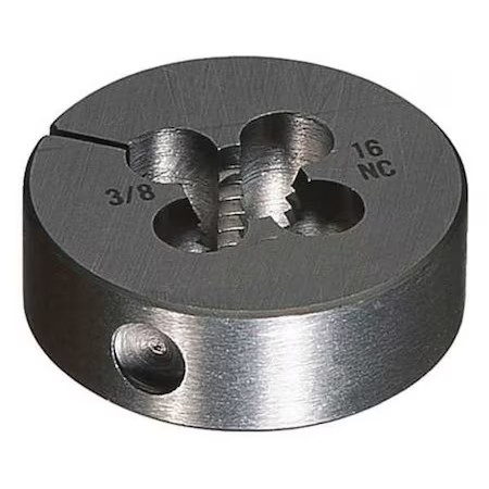 Cle-Line C65801 Hss Round Adjustable Die 0710 Cle-Line M25.4 Outer Diameter M6x1