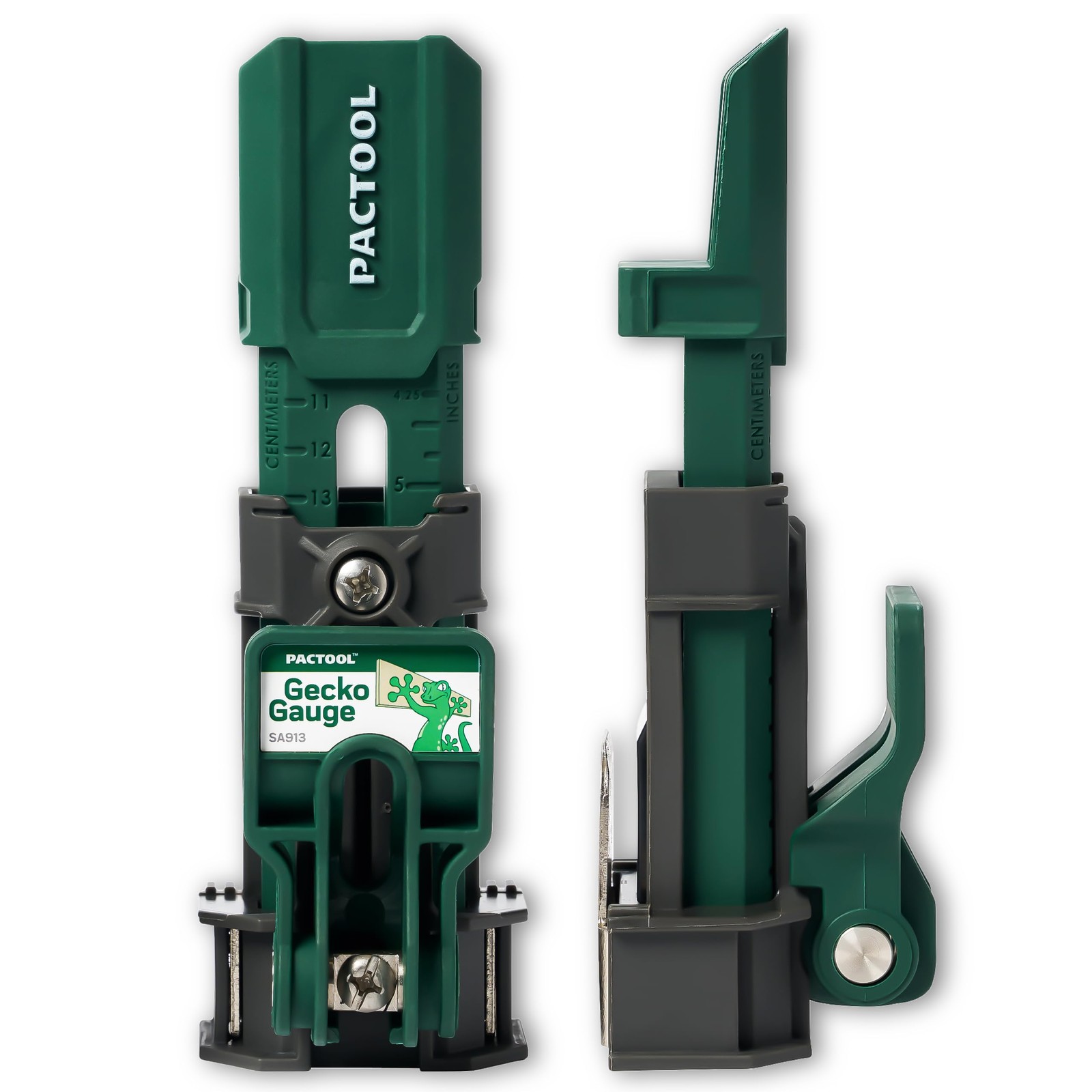 Pactool Universal Gecko Universal: 5/16"–5/8" for Hardie & LP Siding, Green