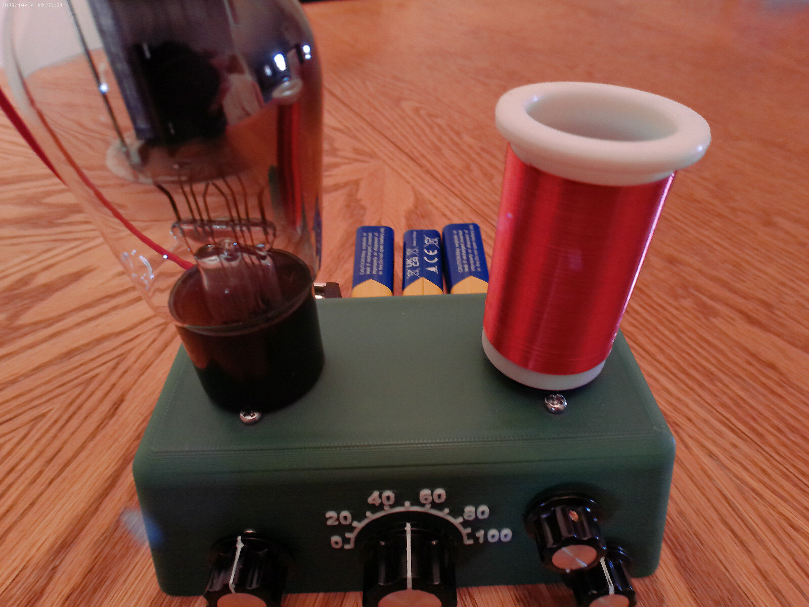 6l6G Regenerative Radio Receiver (540 khz to 16.0 mhz) W/plug-in Coils