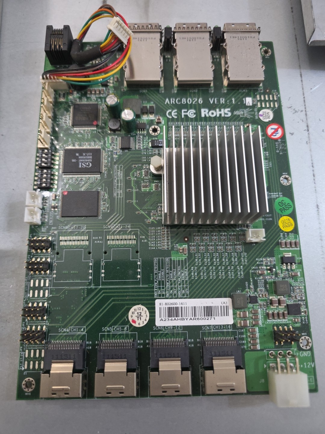 Areca ARC-8026 SAS Expander Board 6Gb/s SFF-8088 JBOD Controller 81-802600-1611