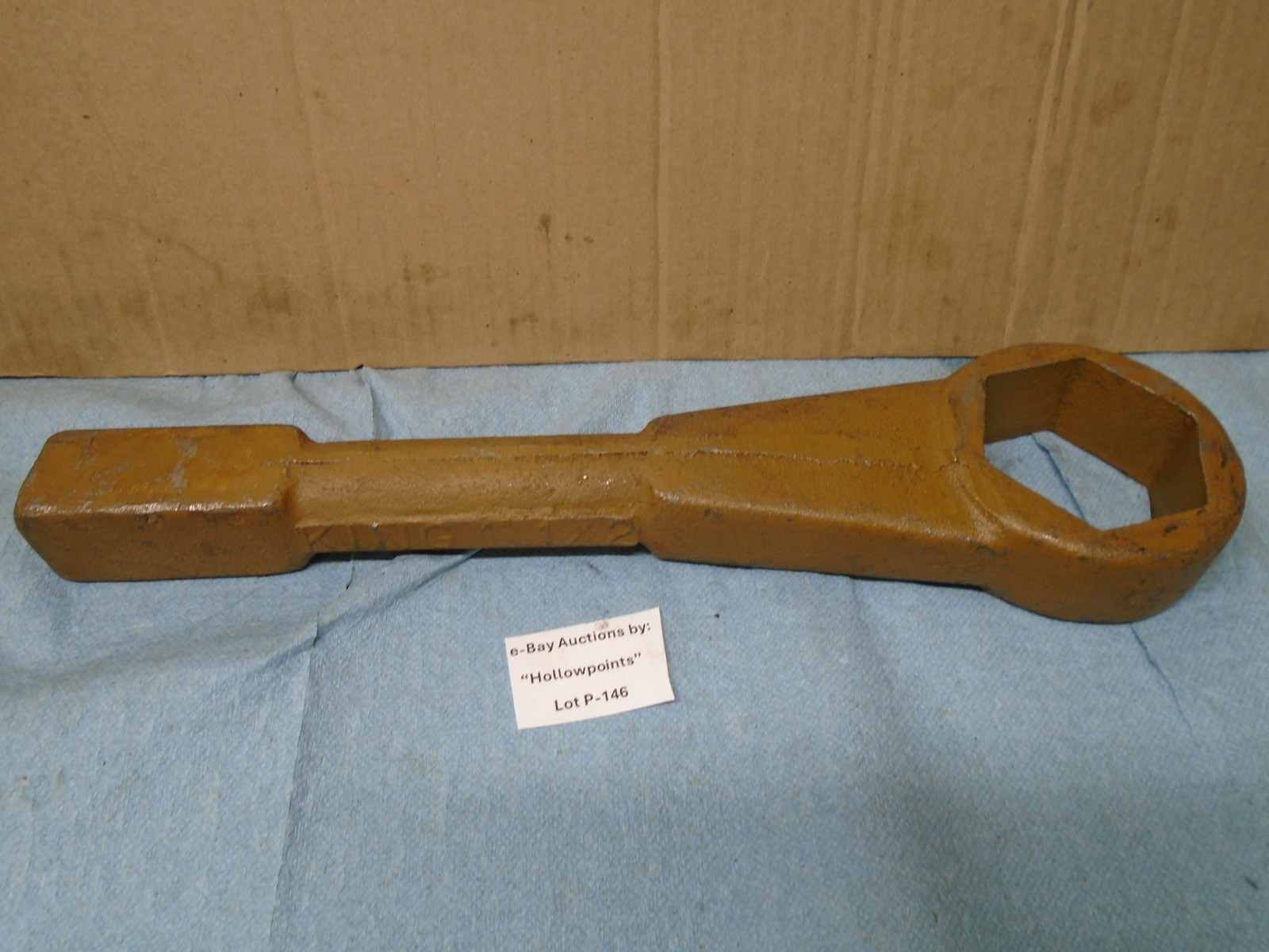 King  BW7150 NOS Striking 2-3/8" Slugging Wrench 1-1/2 USS 6Pt Str. Handle P146