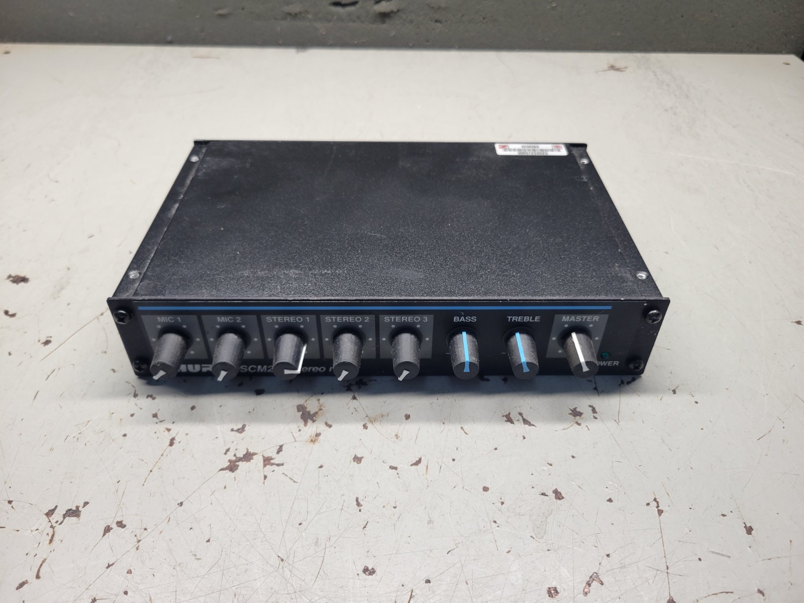 New Shure SCM262 Stereo Microphone Mixer With XLR & RCA Inputs For Commercial