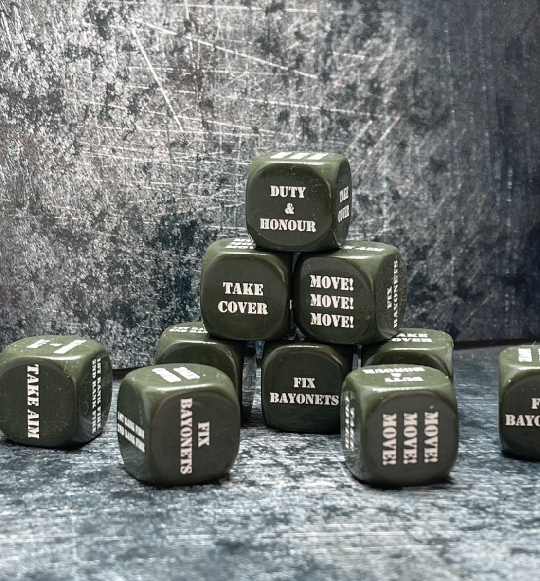 Imperial Guard Order Dice (Green) , ideal for Tabletop Games
