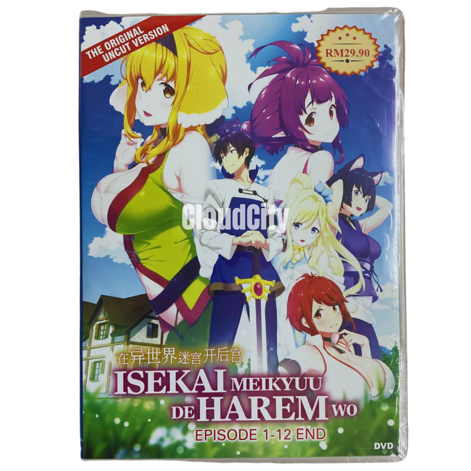DVD Anime Isekai Meikyuu De Harem Wo(1-12End) English Sub & All Region UNCUT