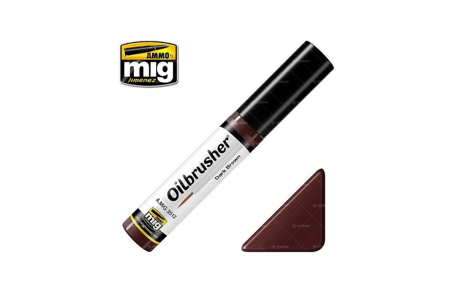 AMMO MIG-3512 Dark Brown Oil Brush