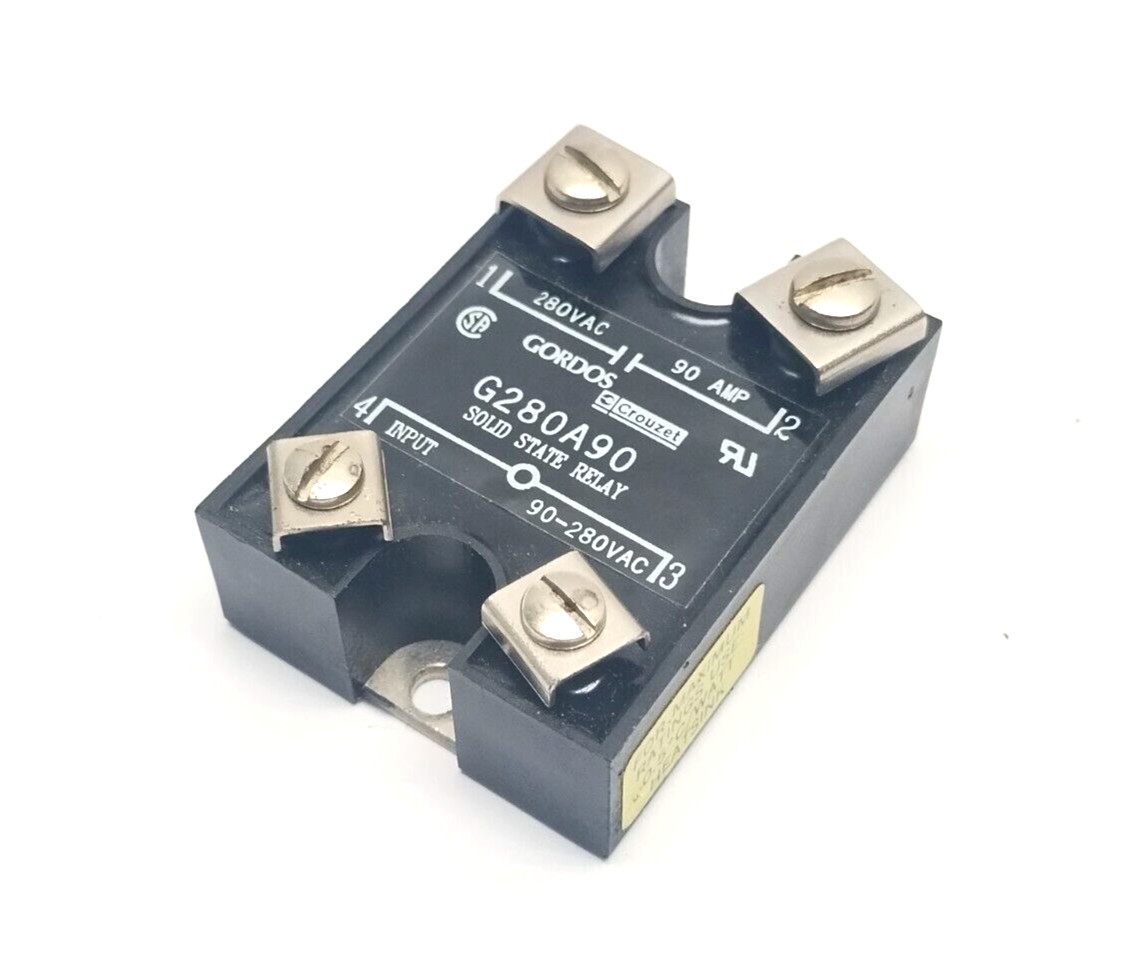 Gordos Crouzet G280A90 Solid State Relay 90-280VAC 90A