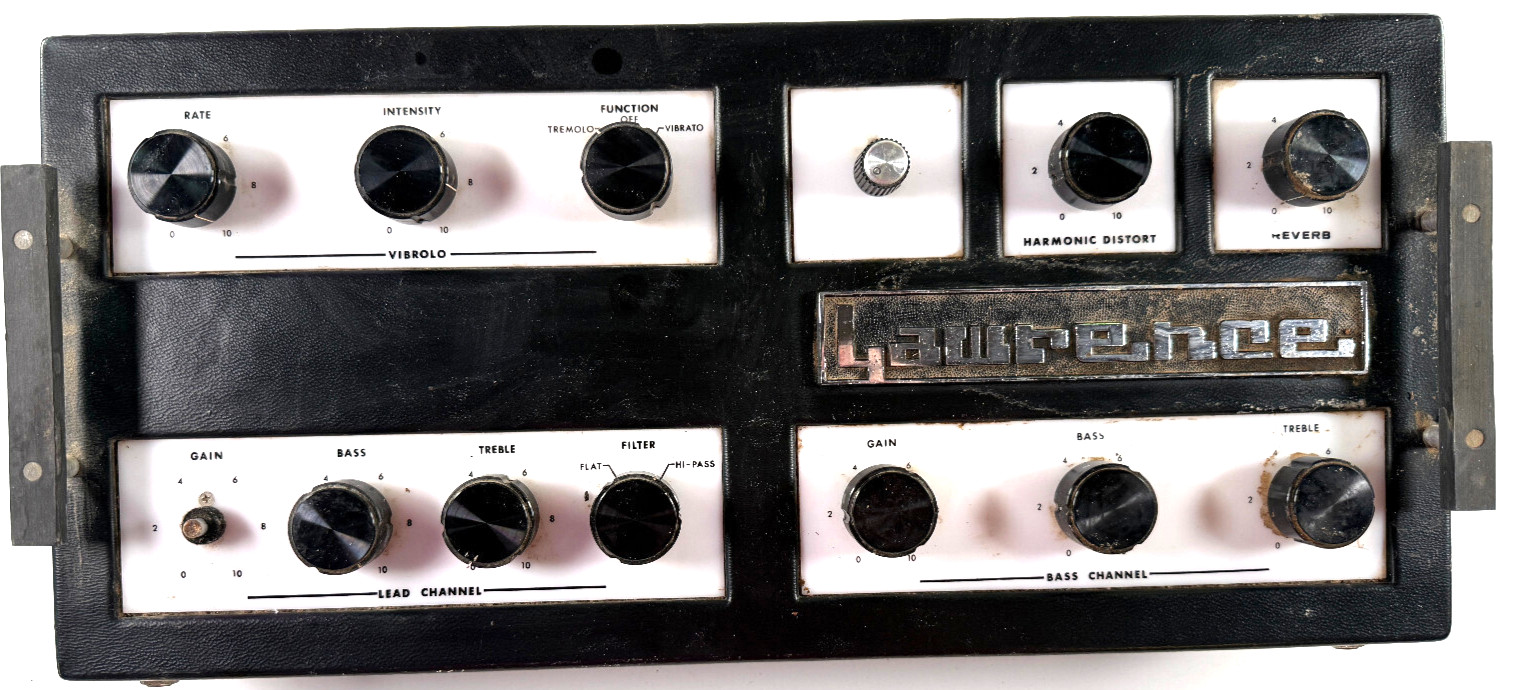 RARE 1960's Lawrence Guitar Amplifier Amp KS lfk jayhawk REPAIR #1