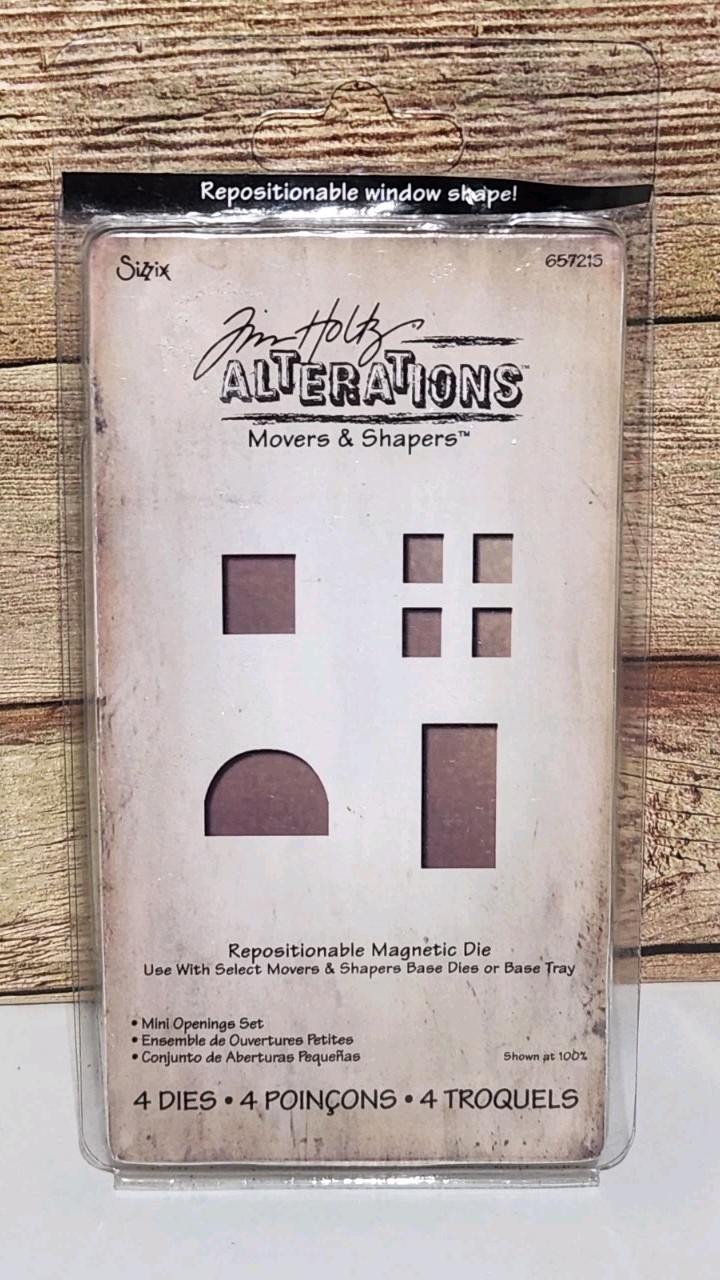 Tim Holtz Sizzix Movers & Shapers Repositionable Magnetic Die #657215