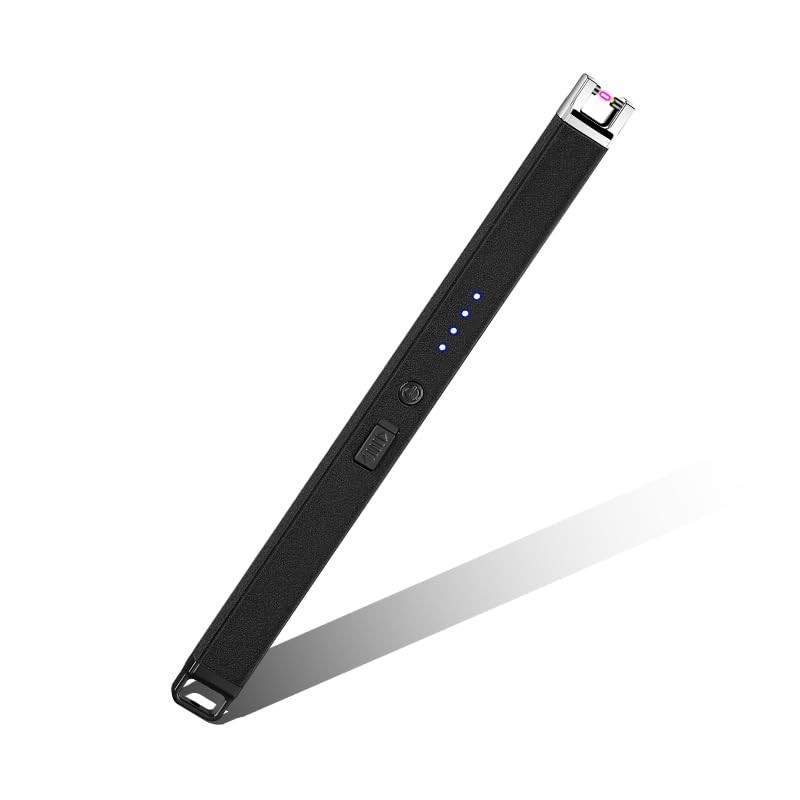 Candle Lighter Electric Arc Lighters for Candle, Long Neck Flameless & Black