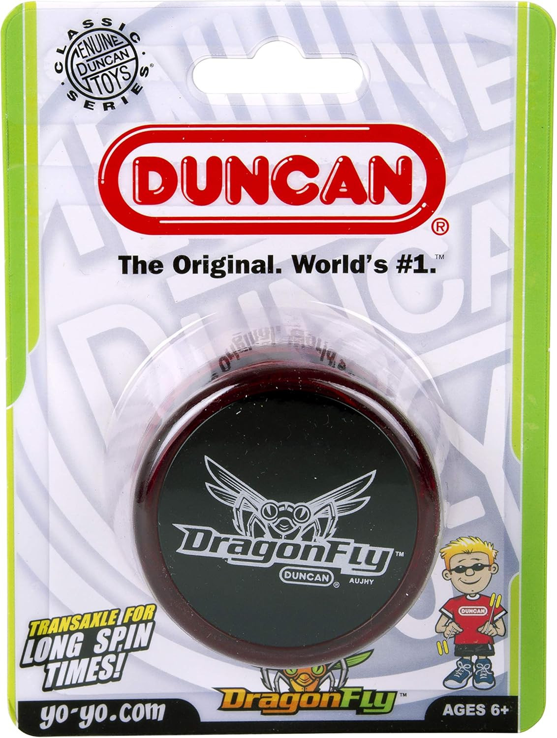 Dragonfly Yo-Yo -Red with Black Cap