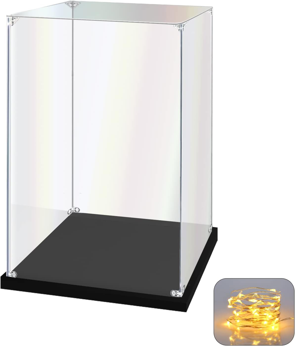 Acrylic Display Case for Collectibles Assemble Clear Acrylic Display Box for Leg