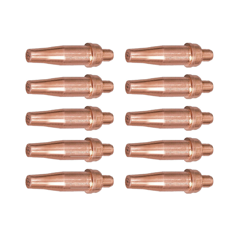 10-pk 2-3-101 3-101 #2 Acetylene Oxygen Cutting Tip Replacement for Victor Torch