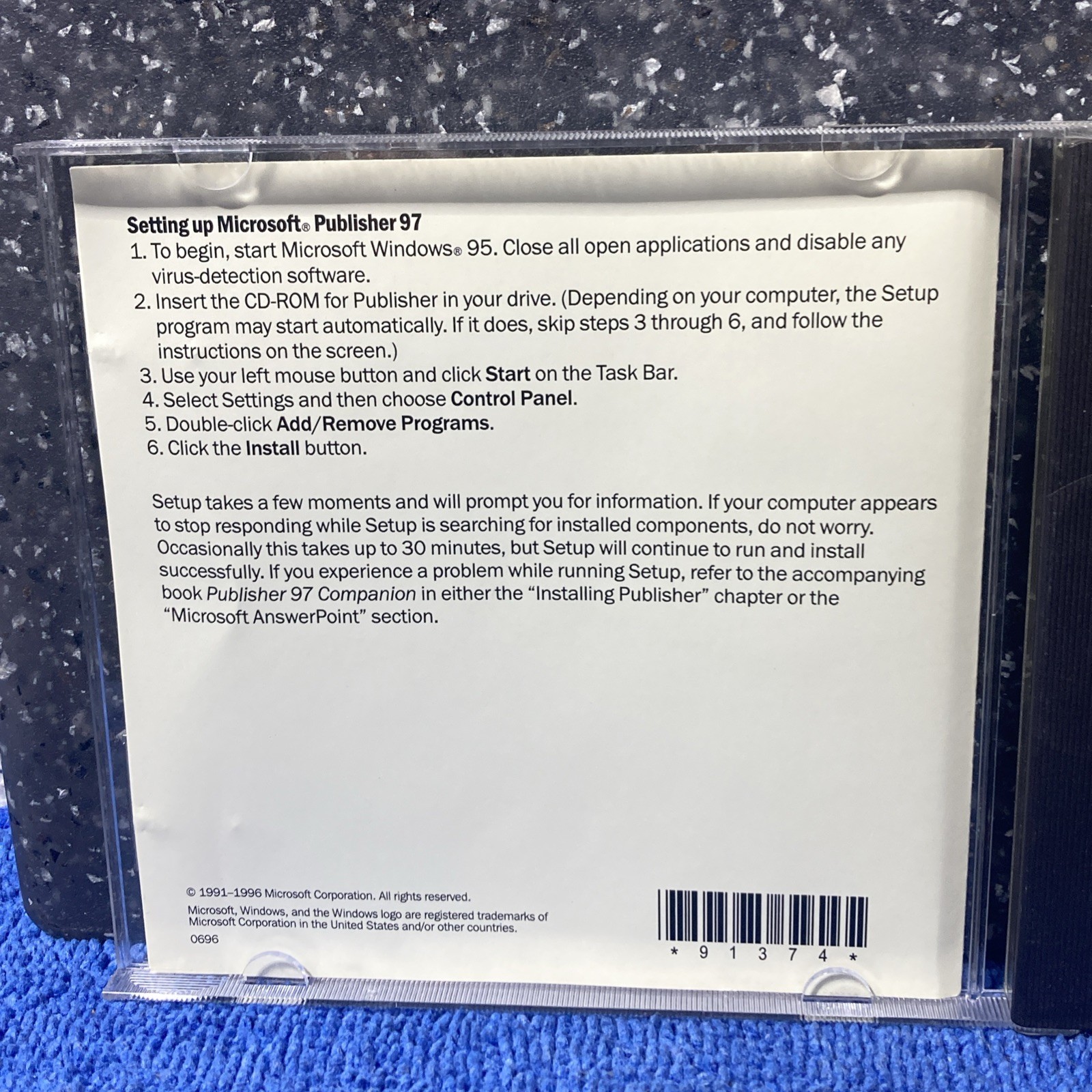 Microsoft Publisher 97 CD Deluxe Desktop Publishing Software Windows NT/95 + Key