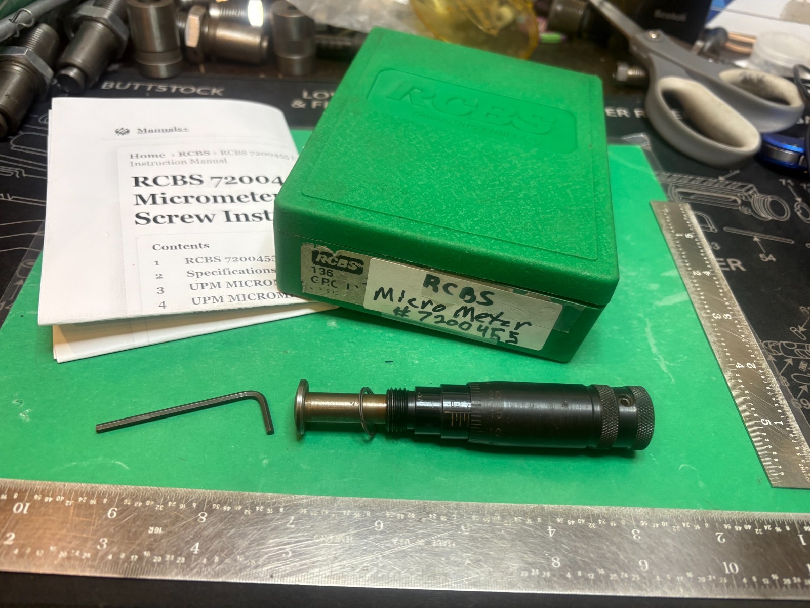 RCBS UPM Micrometer Adjustment Screw #7200455
