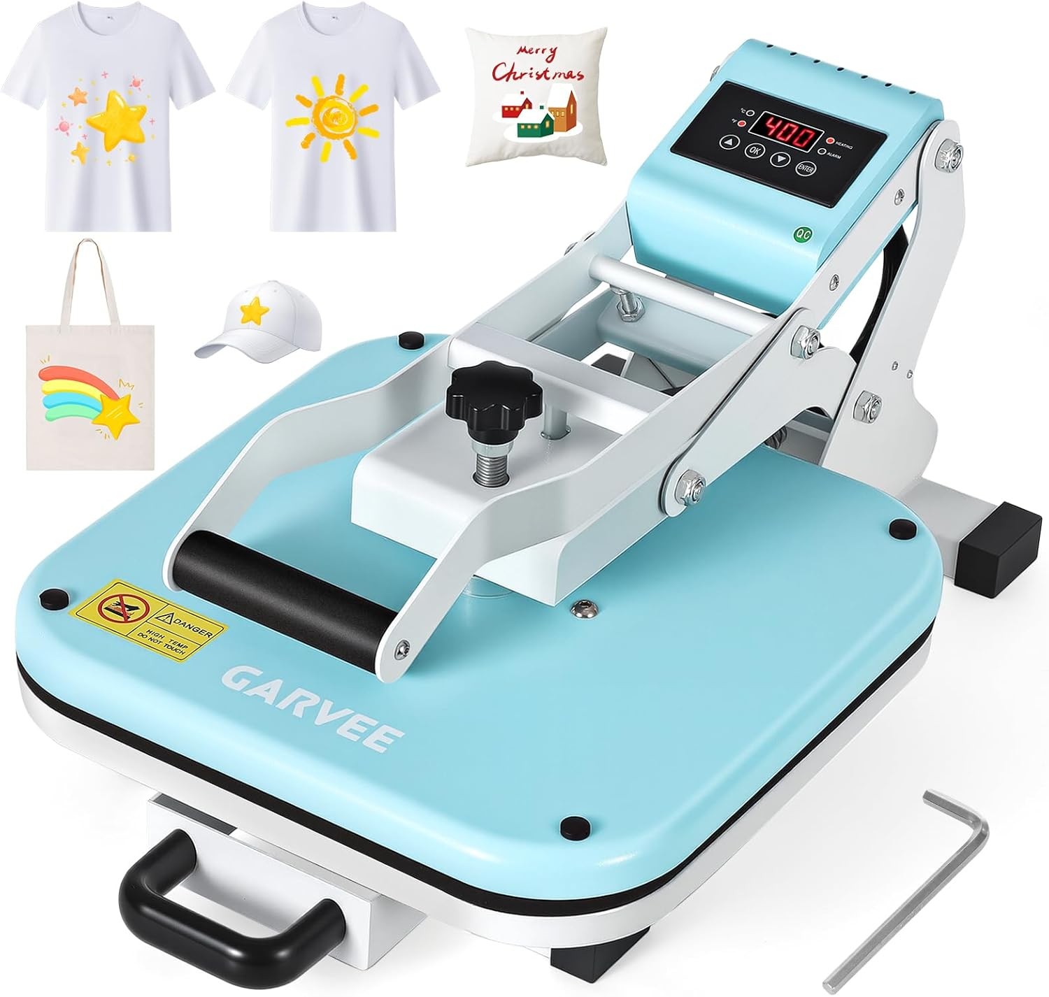 Auto Heat Press Machine 15x15" Printer Transfer Vinyl T-Shirts High Pressure