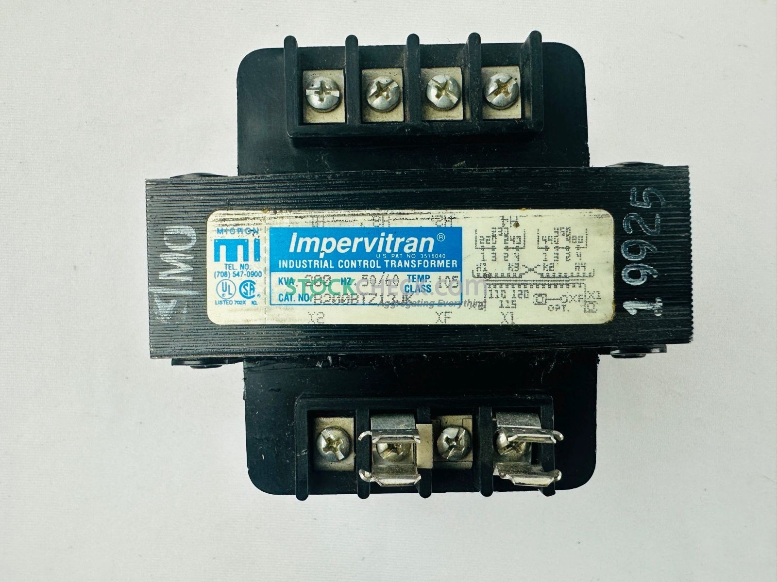 Impervitran B200BTZ13JK Industrial Control Transformer