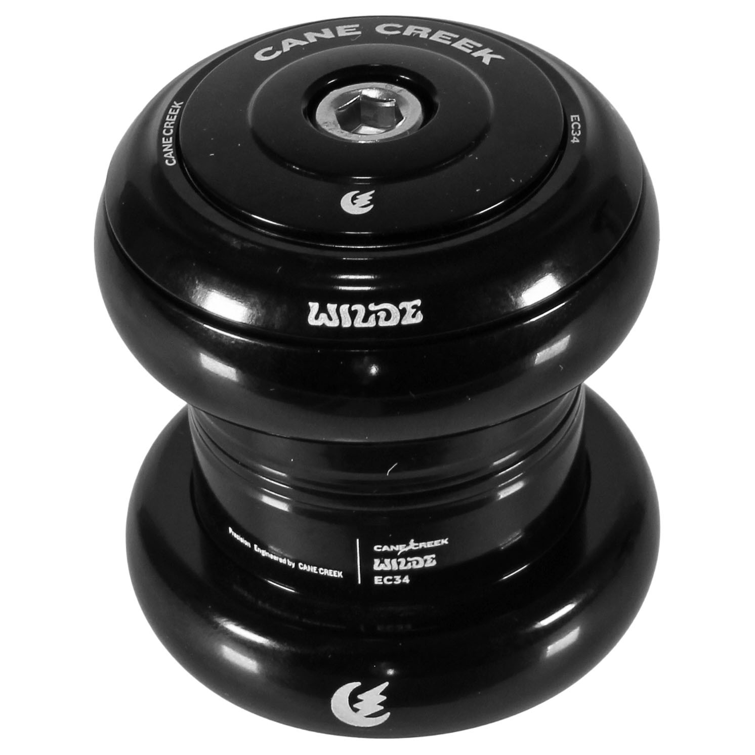 Wilde Cane Creek 110 ZN Headset - Aluminum 7075, Cartridge Bearings, Black