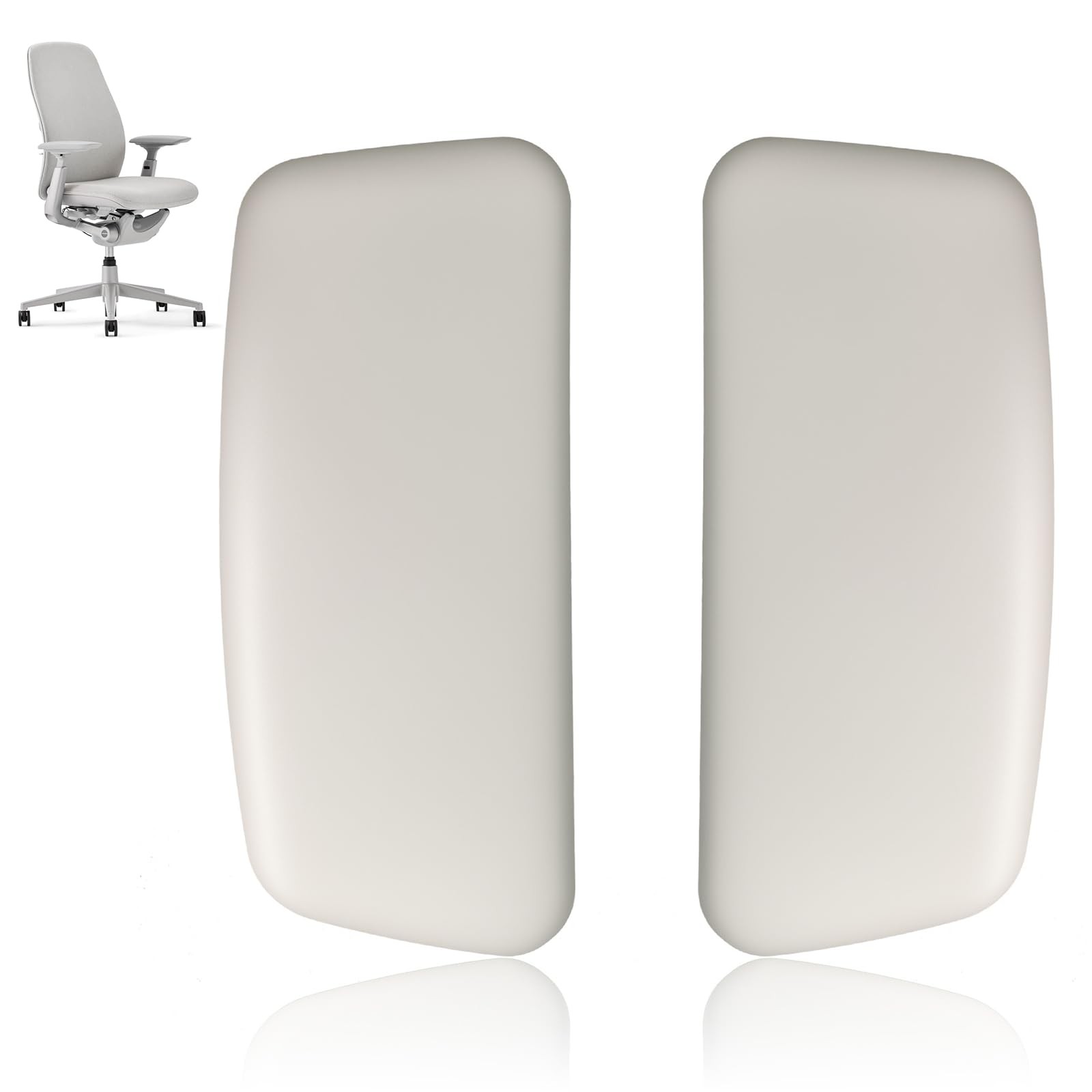 Arm Pads Caps Replacement, Chair Armrest Pads Compatible with Haworth Zody Of