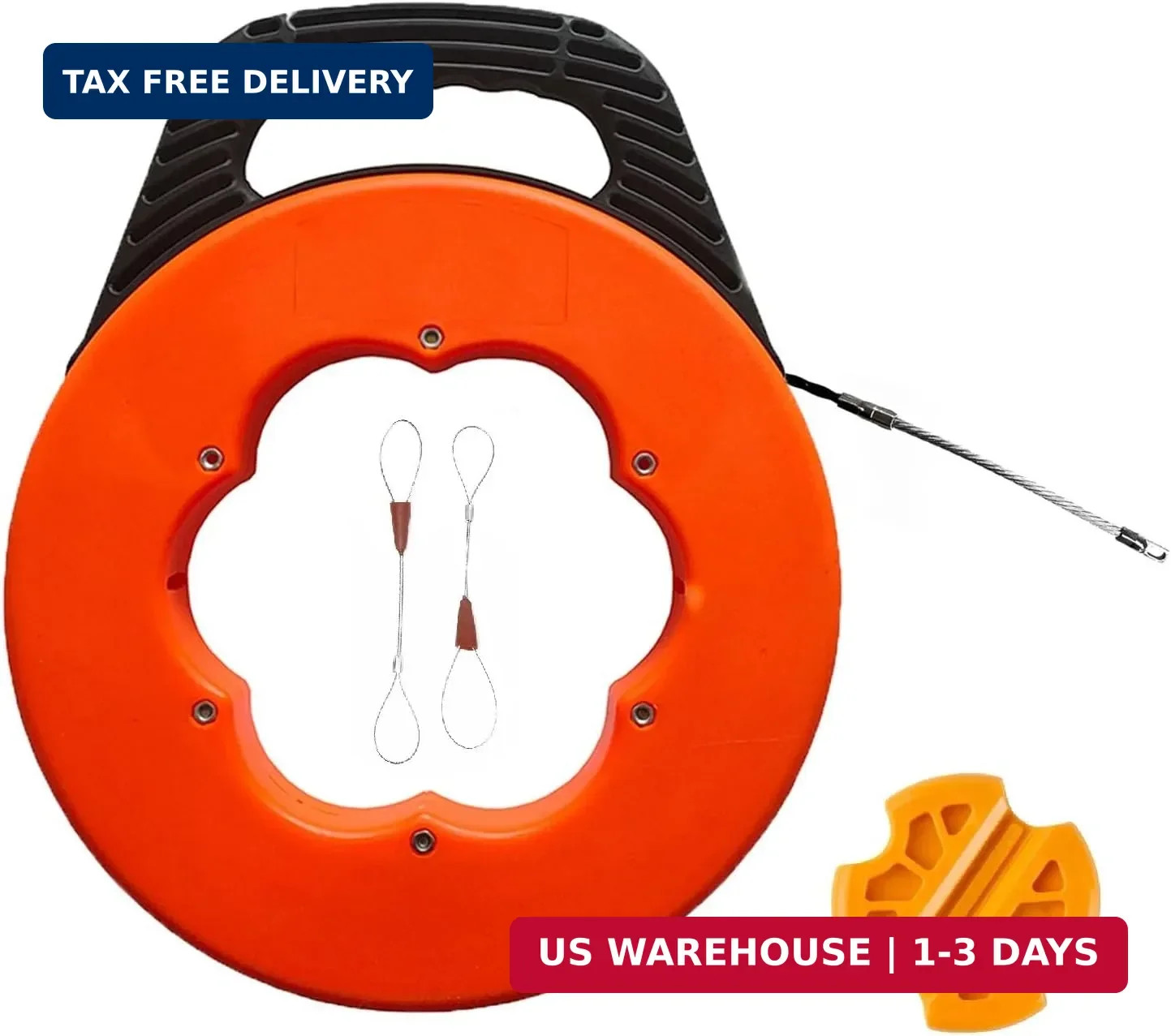 Electrical Fish Tape Rod Wire Puller Rod Running Push Rod Cable Puller Rope with