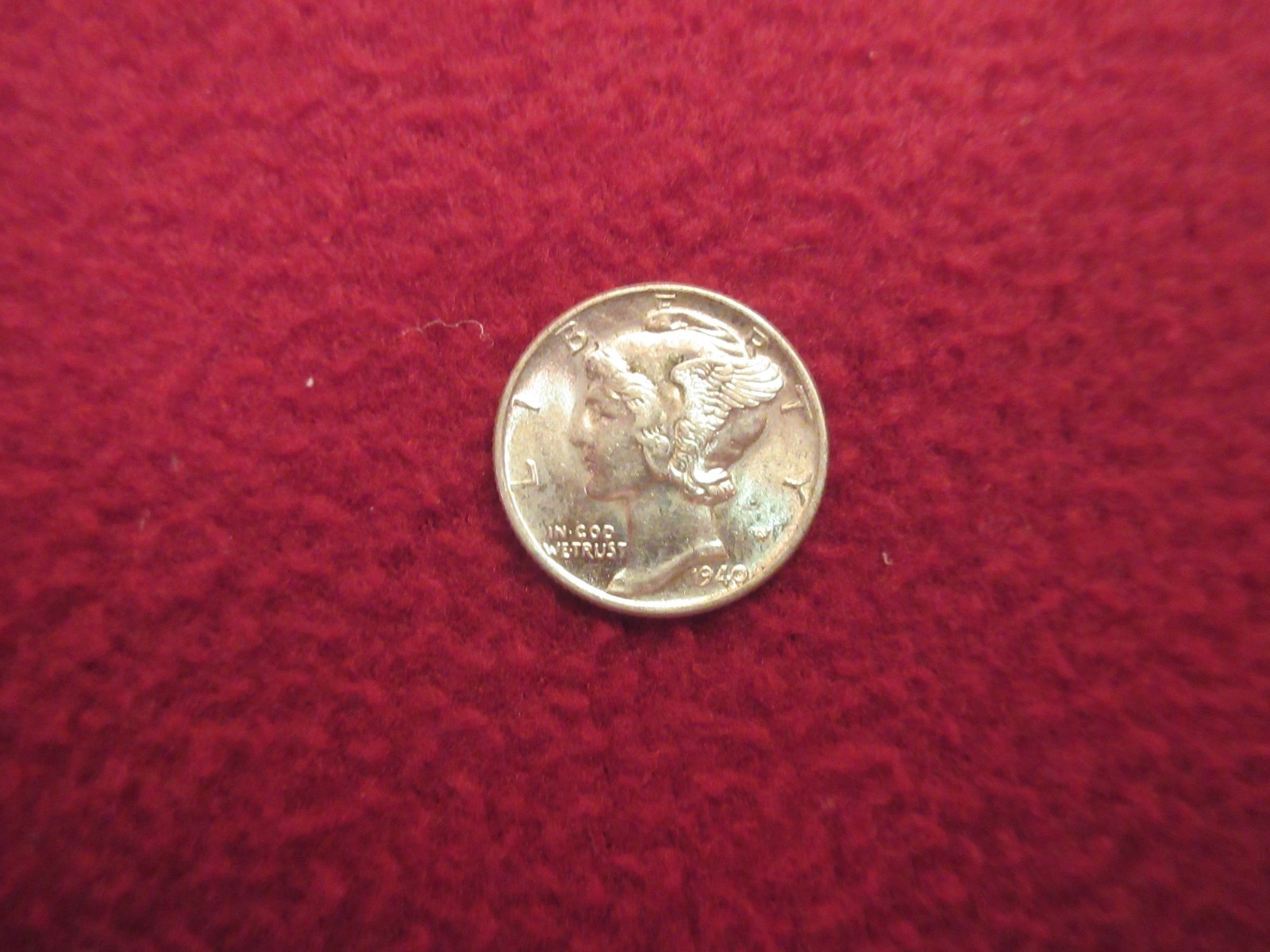 1940p Mercury Dime High Grade