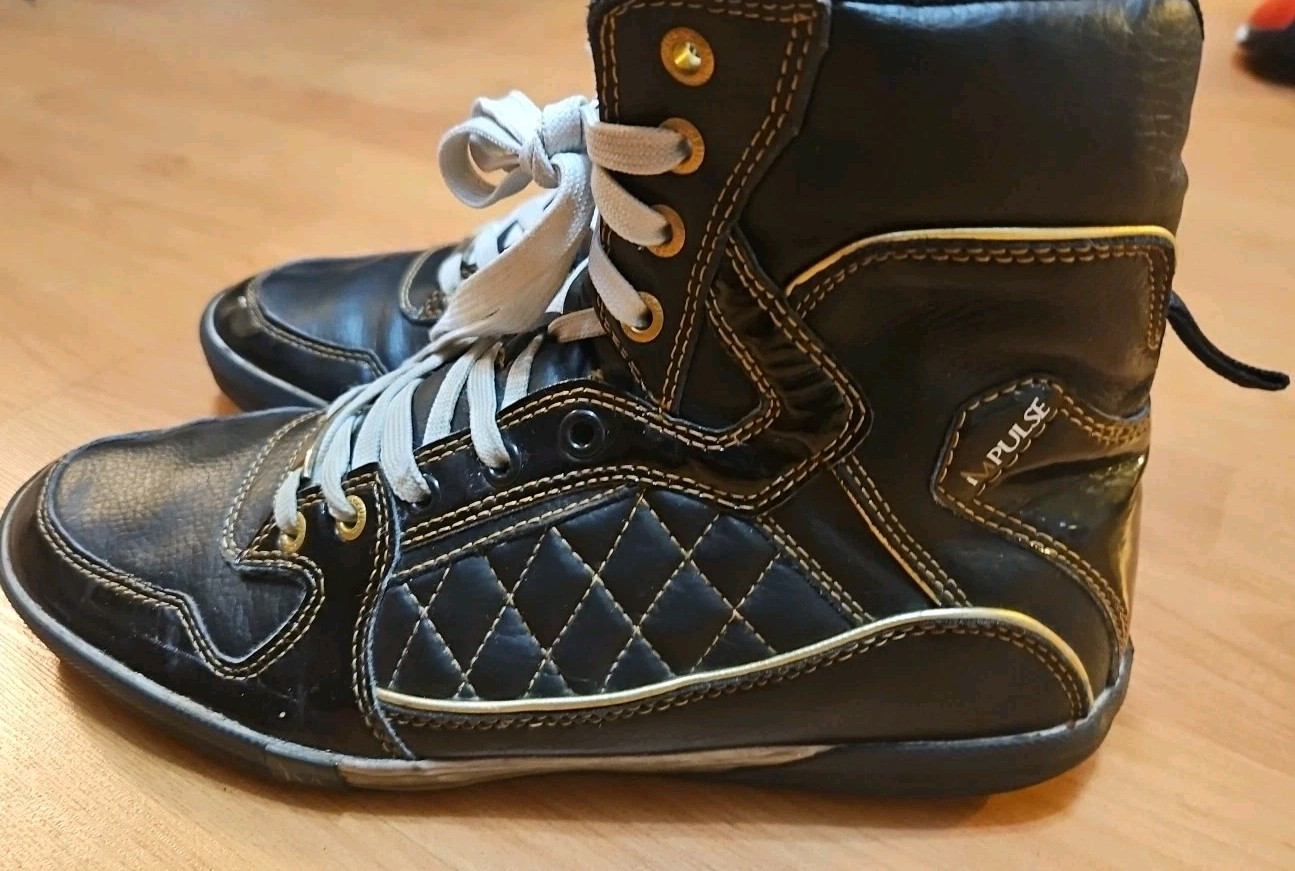 Impulse Leather Gym Boxing Sneakers By Steeple Chase Size 10.5