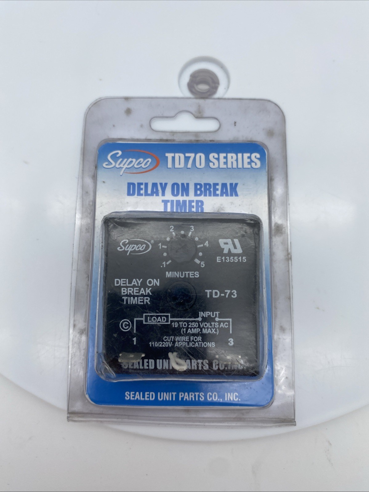 TD73 SUPCO Delay On Break Time Delays Timer
