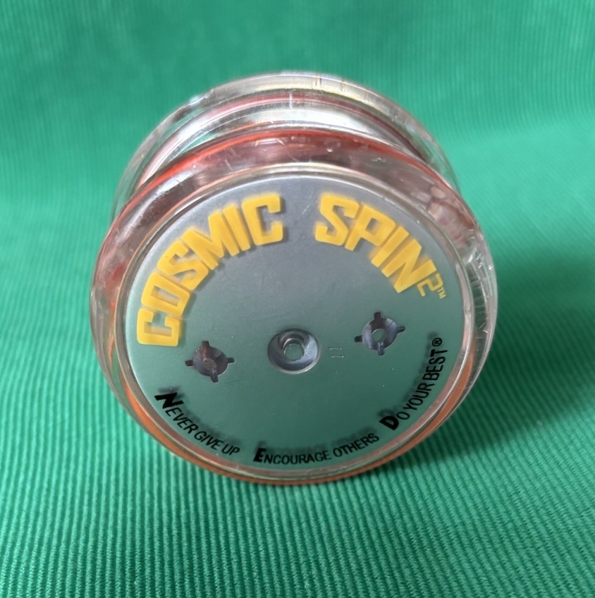 Cosmic Spin Yo-Yo NED Never Give Up Orange