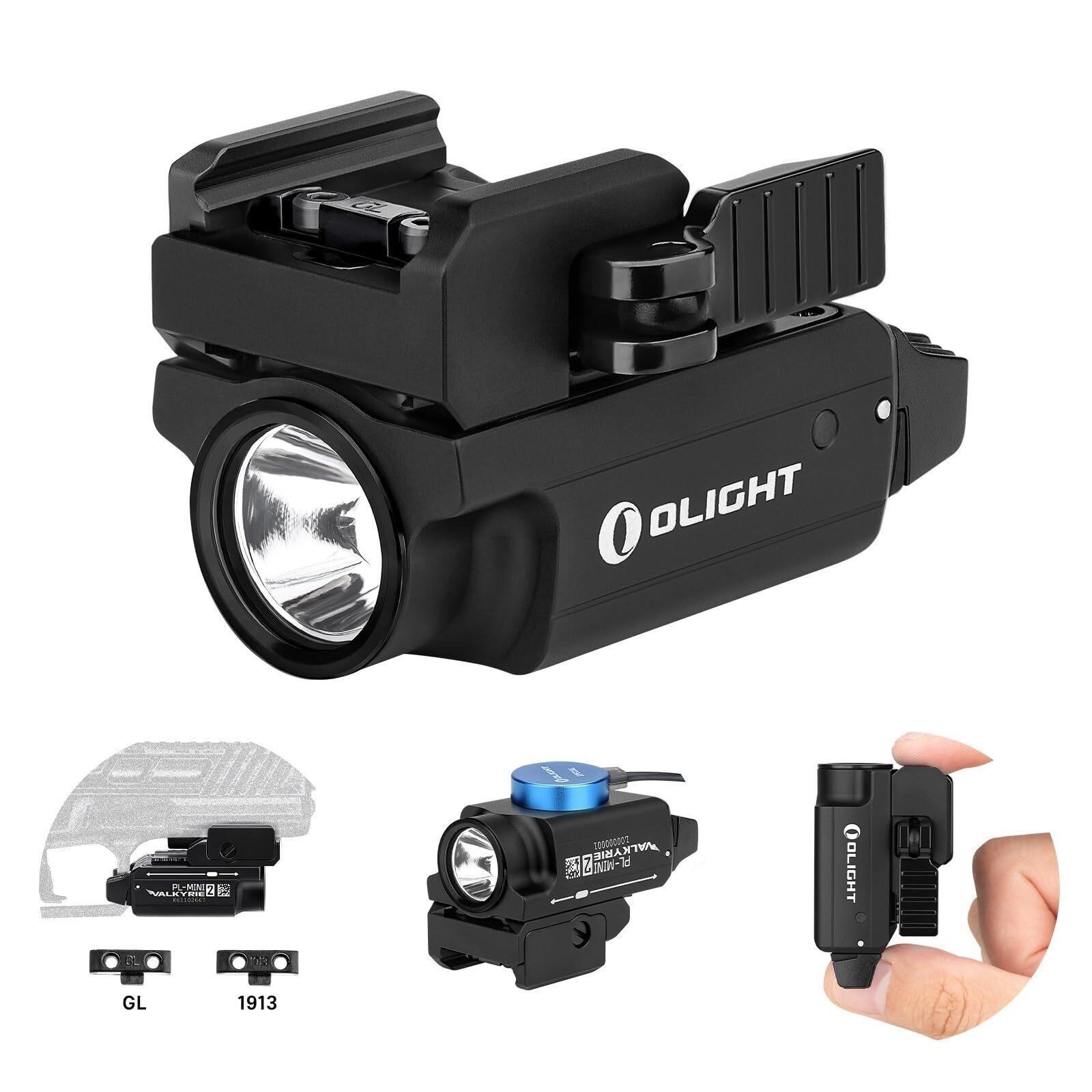Olight PL-MINI 2 Valkyrie 600 Lumen Tactical Pistol Light New Open Box - Tested