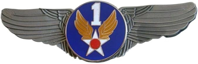 WW2 US ARMY 1ST AIR FORCE WINGS COMMEMORATIVE BADGE PIN