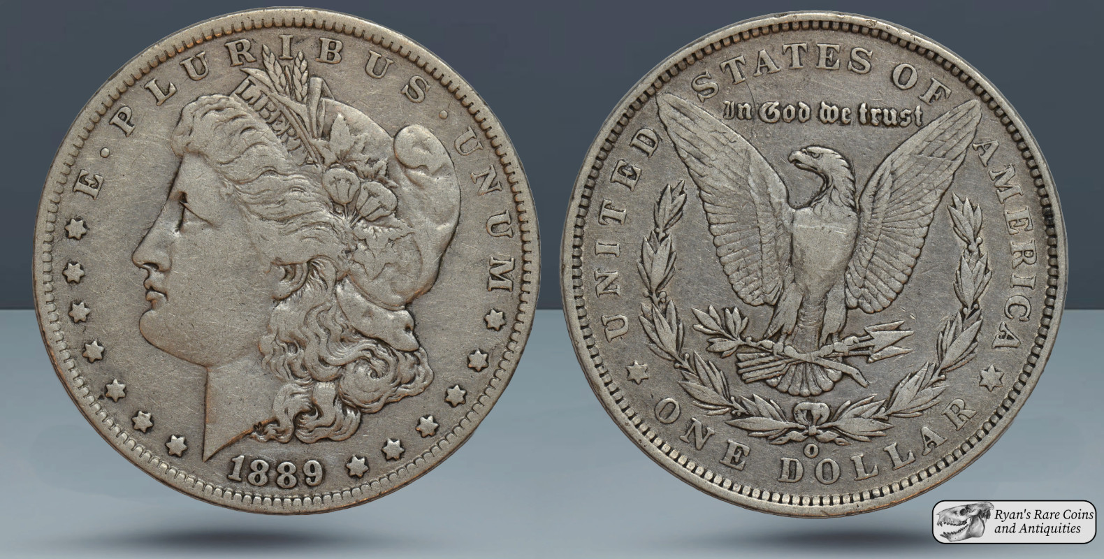 1889 O Morgan Silver Dollar, Extremely Fine+ Condition, Ryan's Rare Coins, C7903