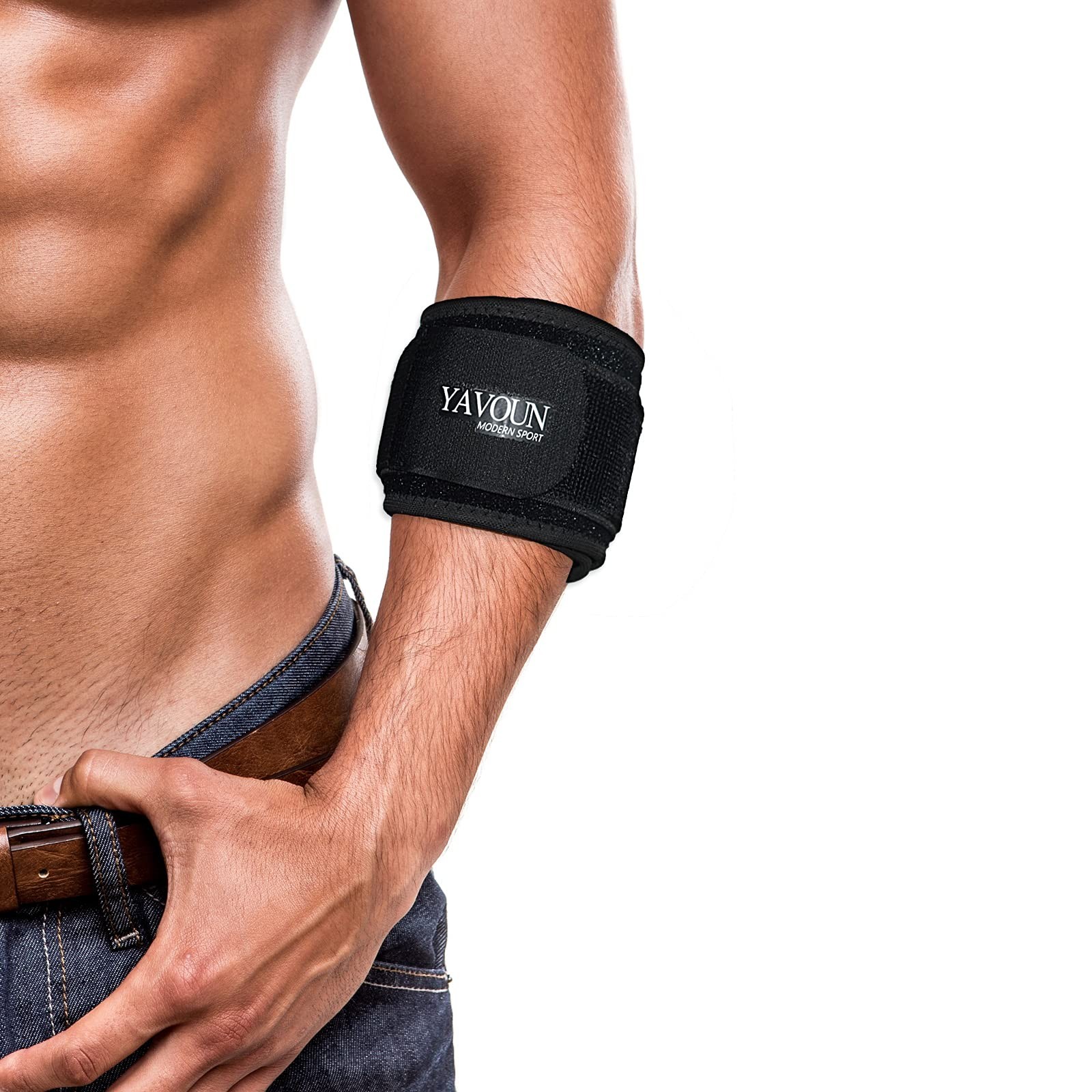 Elbow Brace for Tendonitis and Elbow Brace Support Strap, Counterforce Arm Ba...
