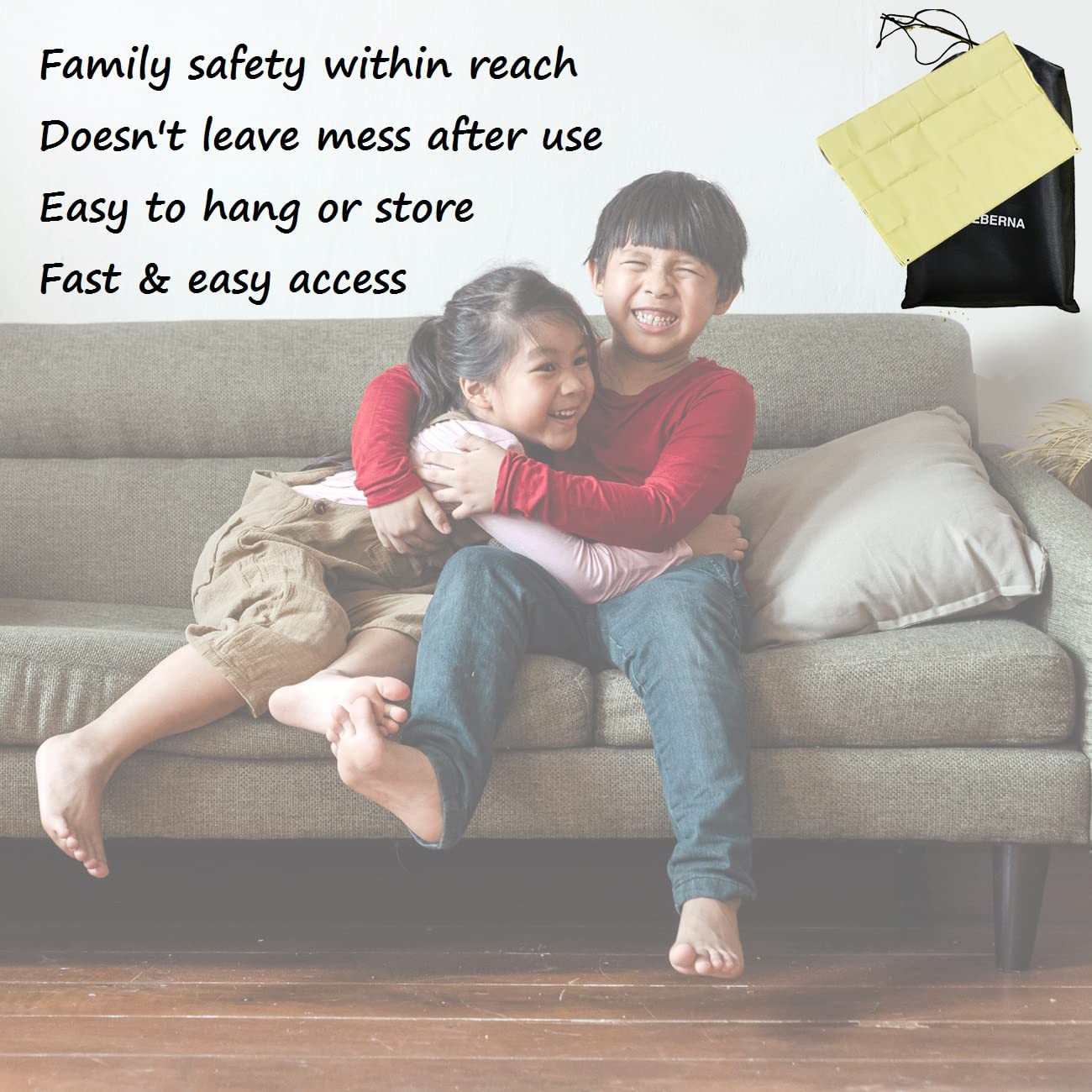 Emergency Fire Blanket for Home and Kitchen - 2 Pack - Fire Blankets Emergenc...