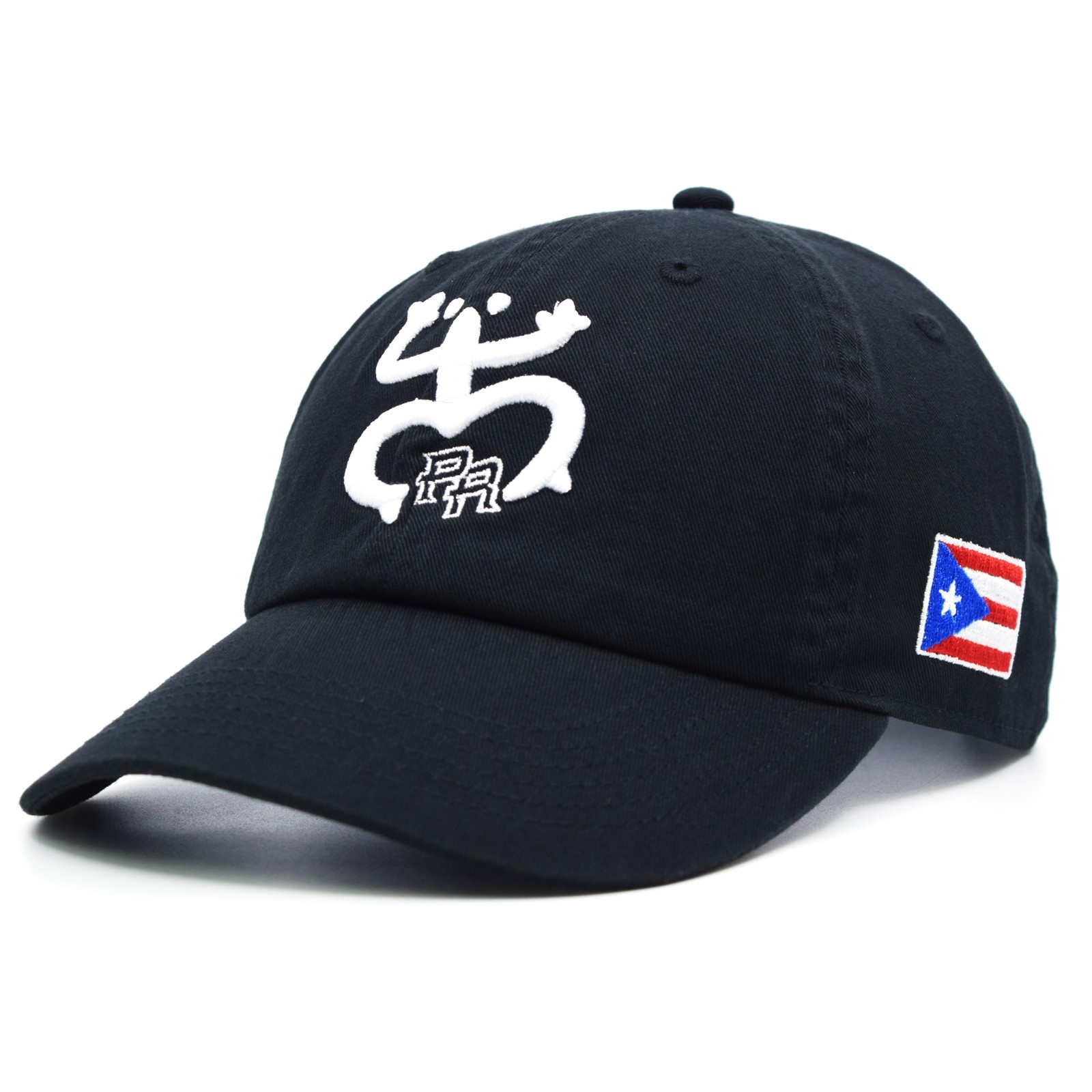 Puerto Rico Coqui Frog Dad Hat Tino PR Flag Side Embroidery Baseball Cap NEW