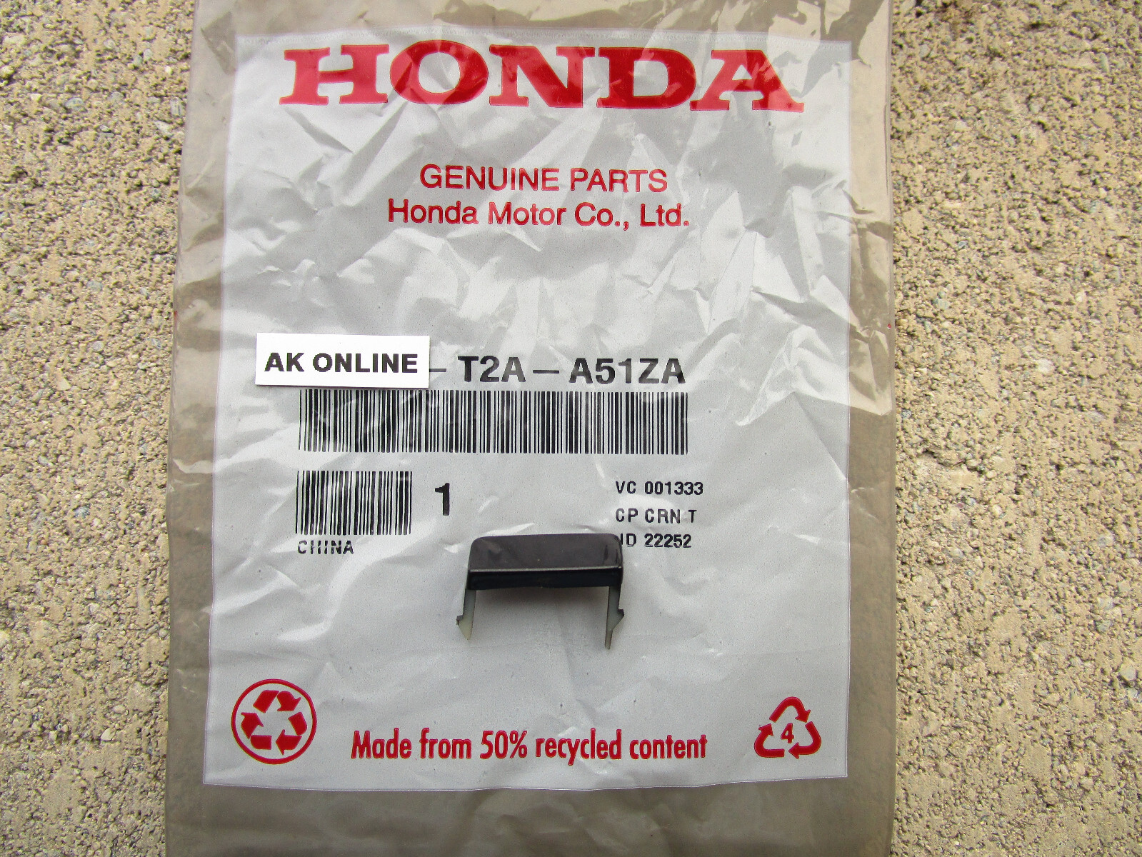 13 - 17 HONDA ACCORD A/T SHIFTER LOCK RELEASE BUTTON COVER OEM NEW BLACK