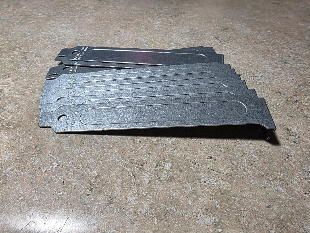 (Lot of 10) HP Z440 Z4 G4 Workstation & Others  Full Height PCI Blanks