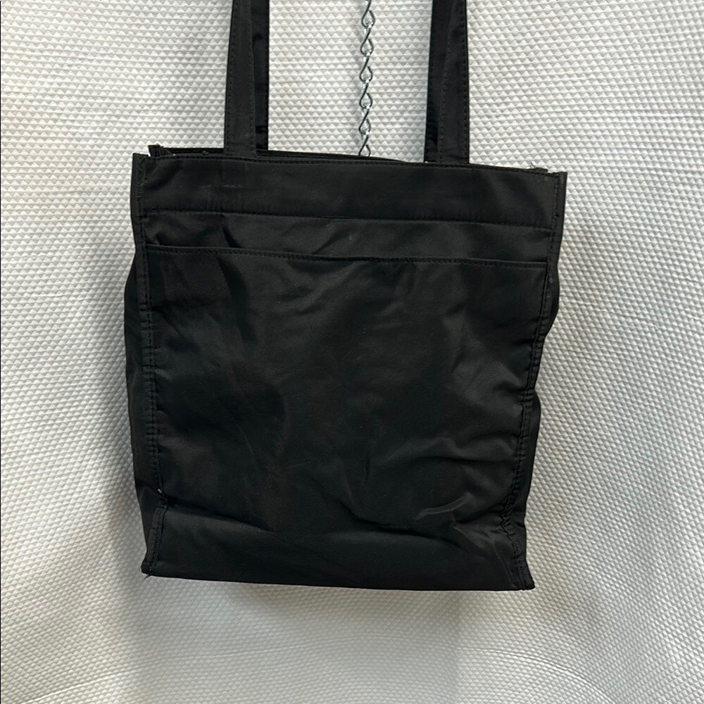 Black Tote Bag with White 'G' Logo