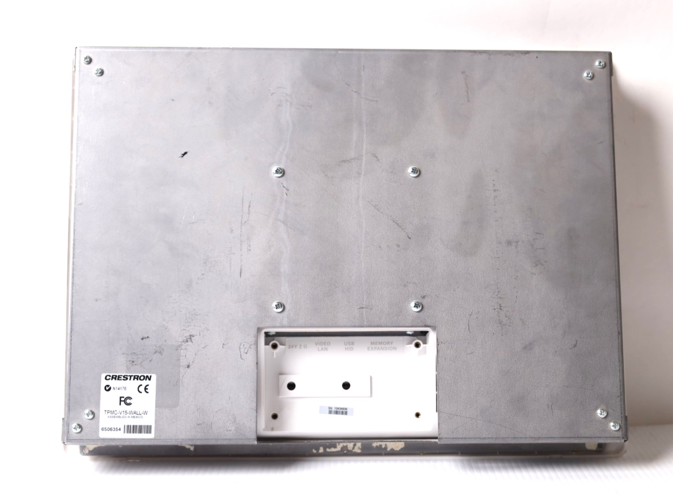 Fully Tested Crestron TPMC-V15-WALL-W 15” (White) Wall Touch Panel w409