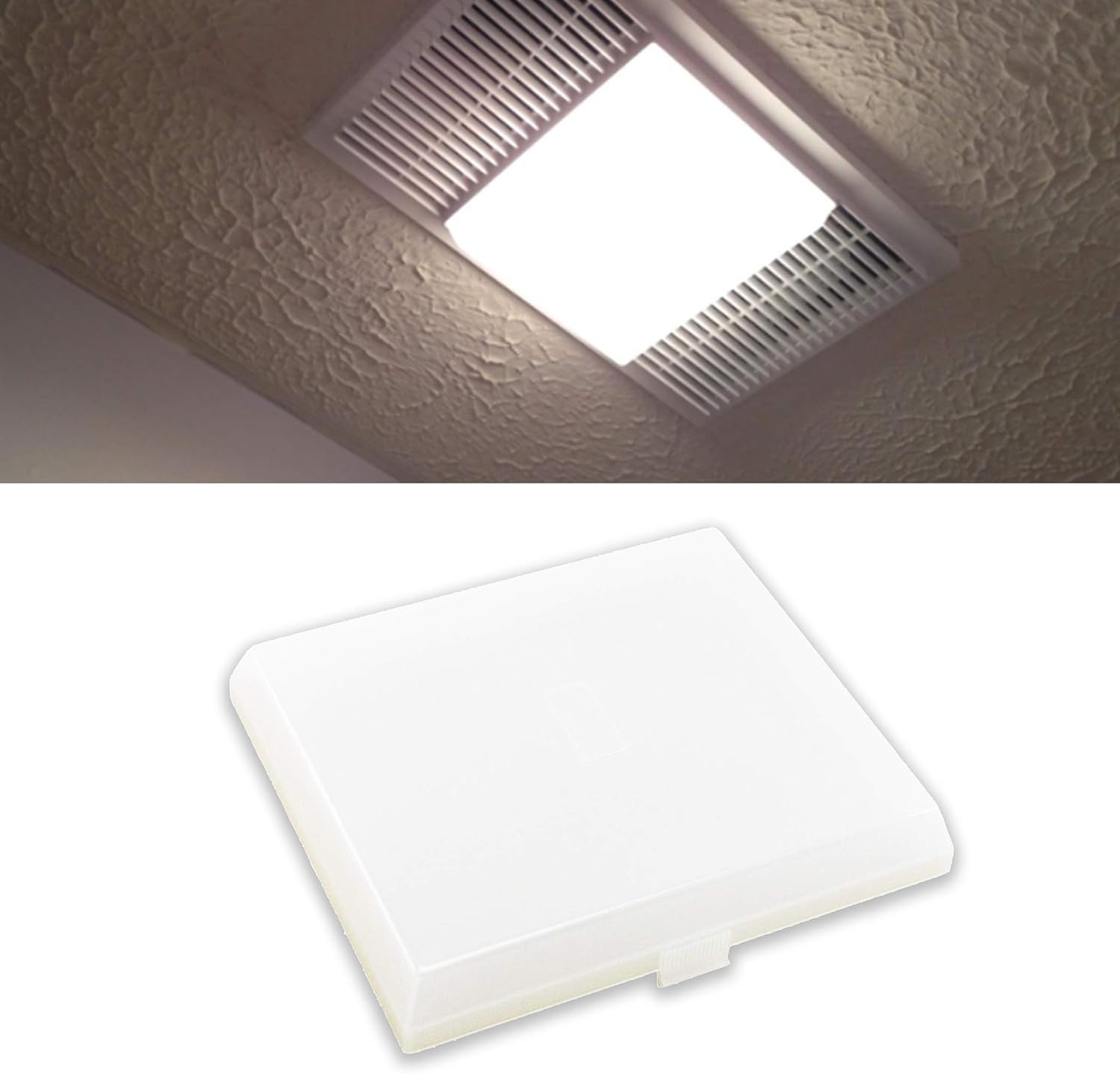 2-Pack AP5609551 8’’ x 7’’ Light Cover Compatible with Nutone, x