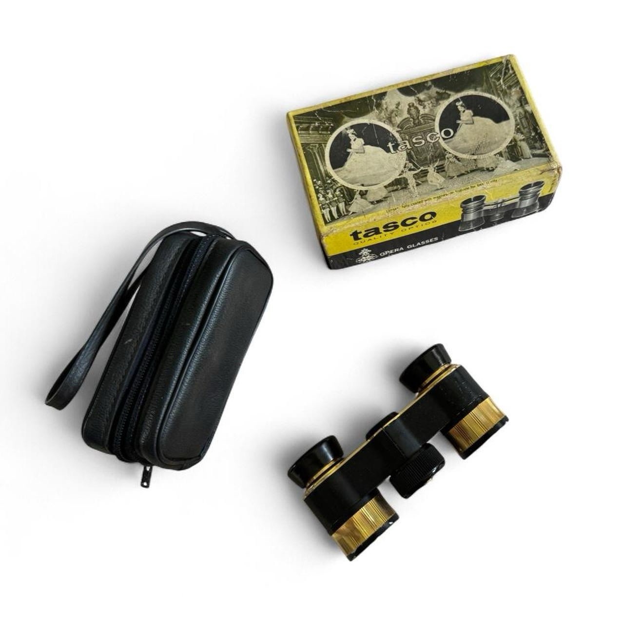 Tasco 585 First Lady Vintage Opera Glasses Original Box & Case
