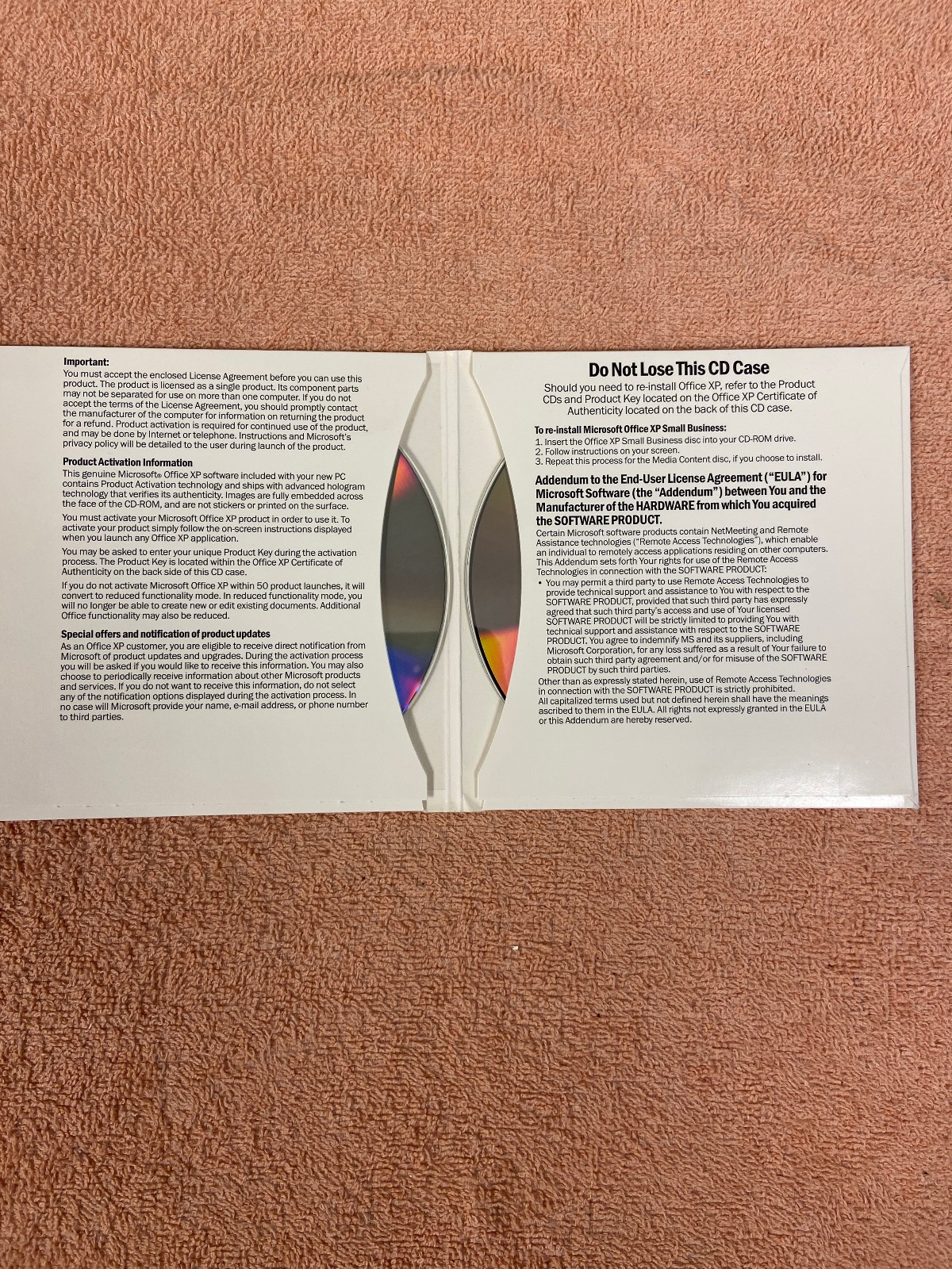 Microsoft Office XP Small Business Windows w/ Product Key