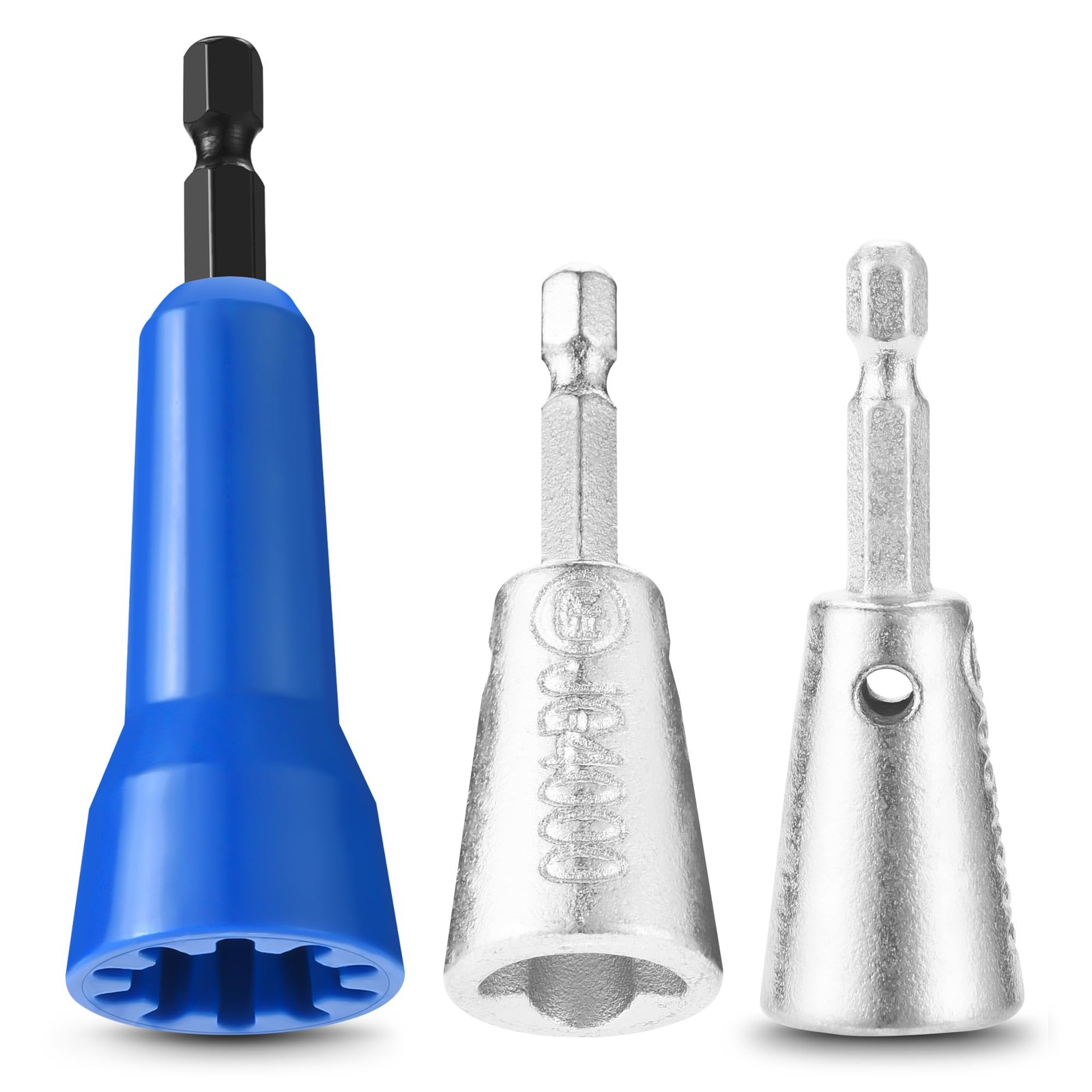 3 Pack Wire Twister Tool for Drill with 1/4" Hex Shank,Electrician Tools Wire...