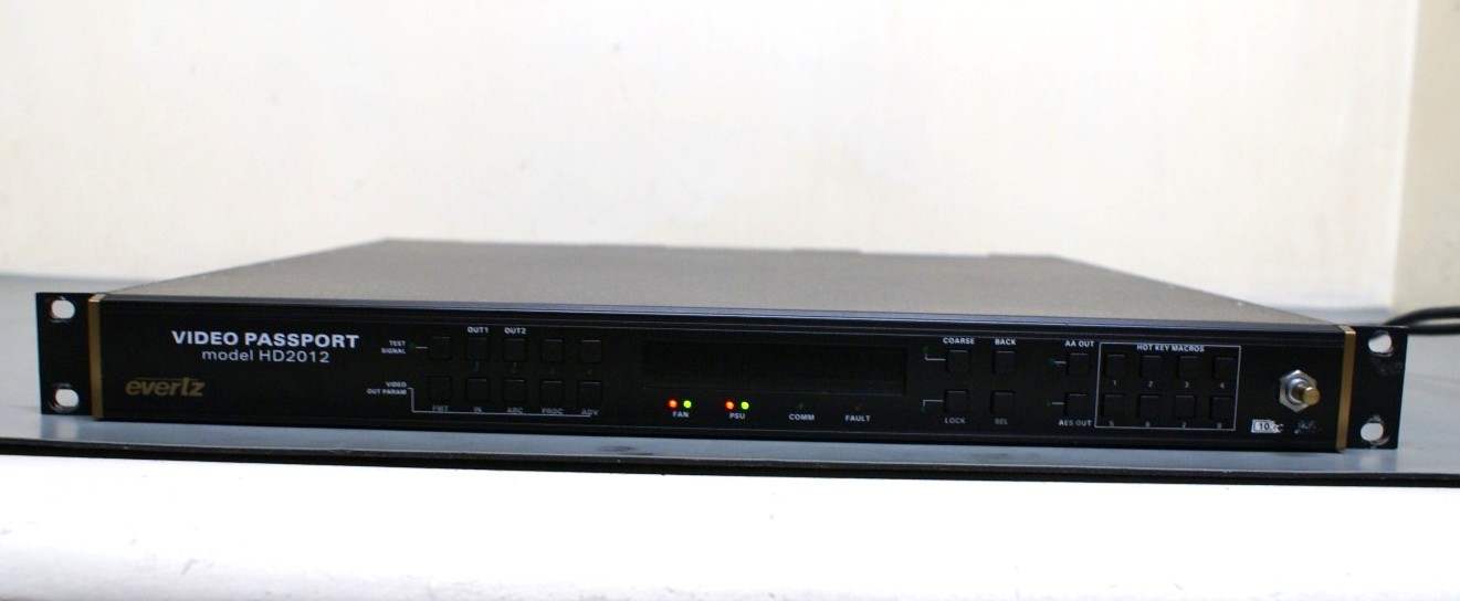 Evertz Microsystem HD2012 PassPort Multi Path Video Converter Frame Synchronizer