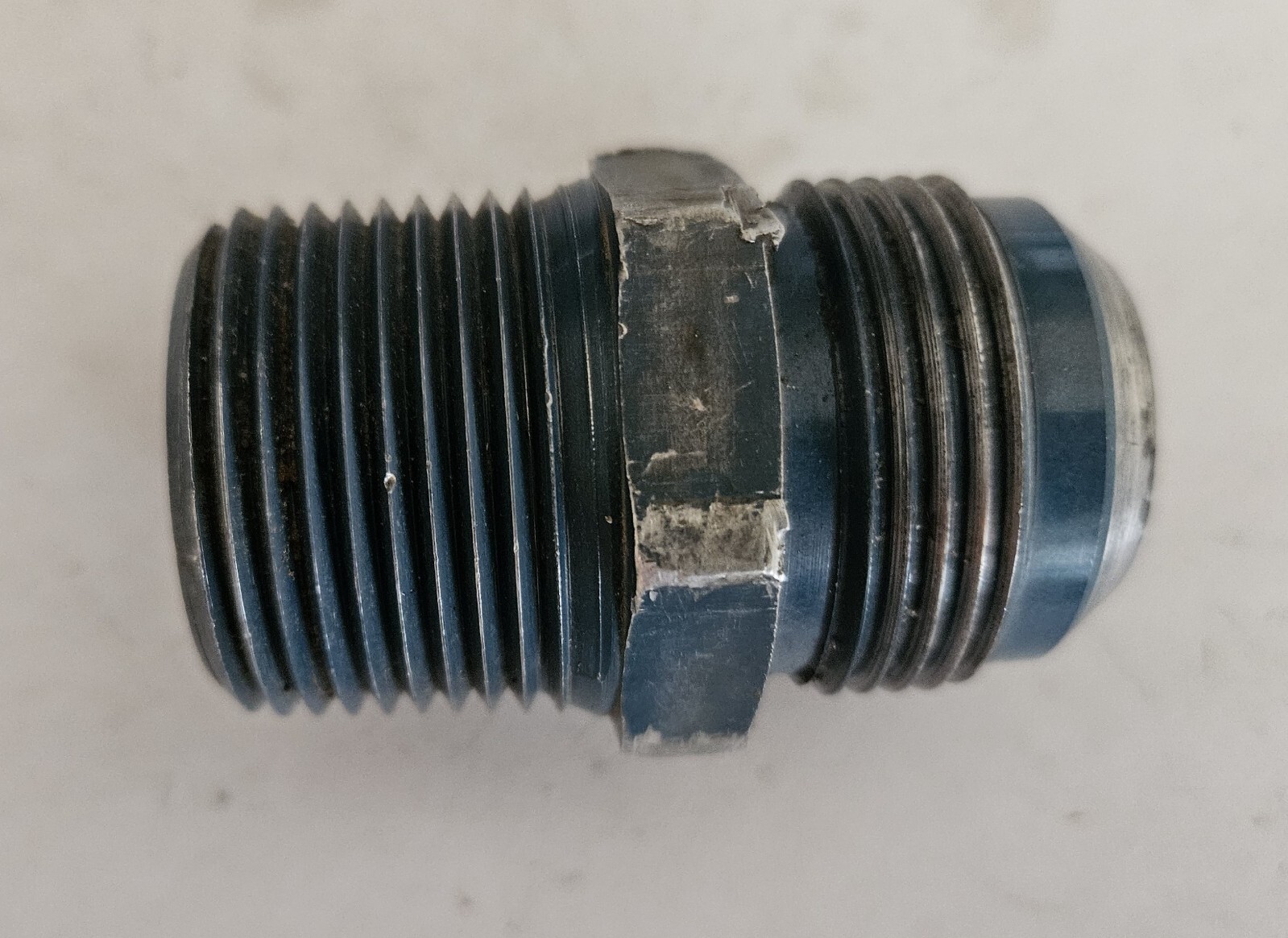 AN816-16D 1" Aluminum Pipe to Tube Straight Adapter 1 Ea.