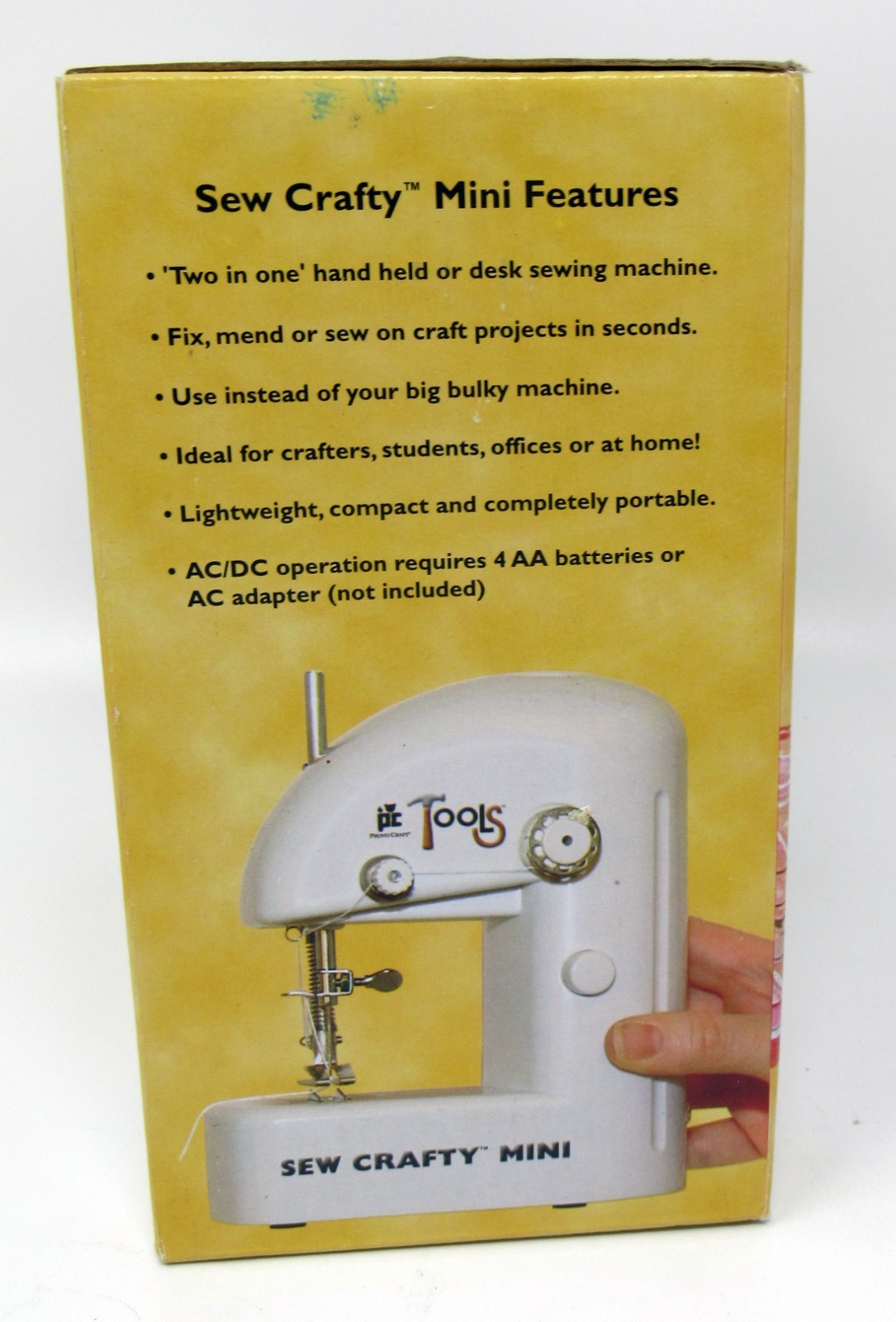 Provo Craft Sew Crafty Mini Compact Sewing Machine Plus Book New Sealed