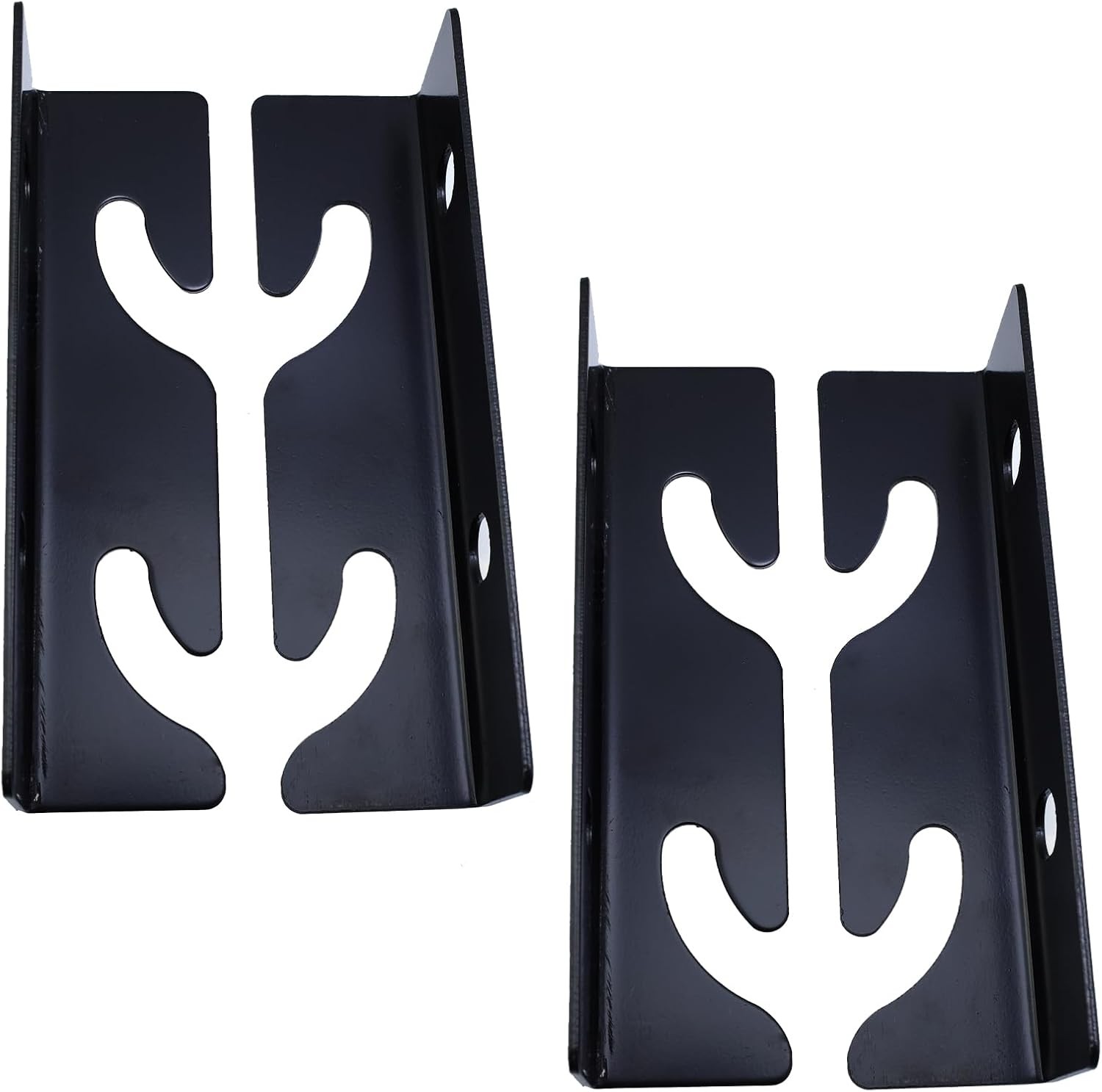 4-Piece Bed Railing Bracket Used to Connect Wood, Heavy Duty Bed Frame Hardware